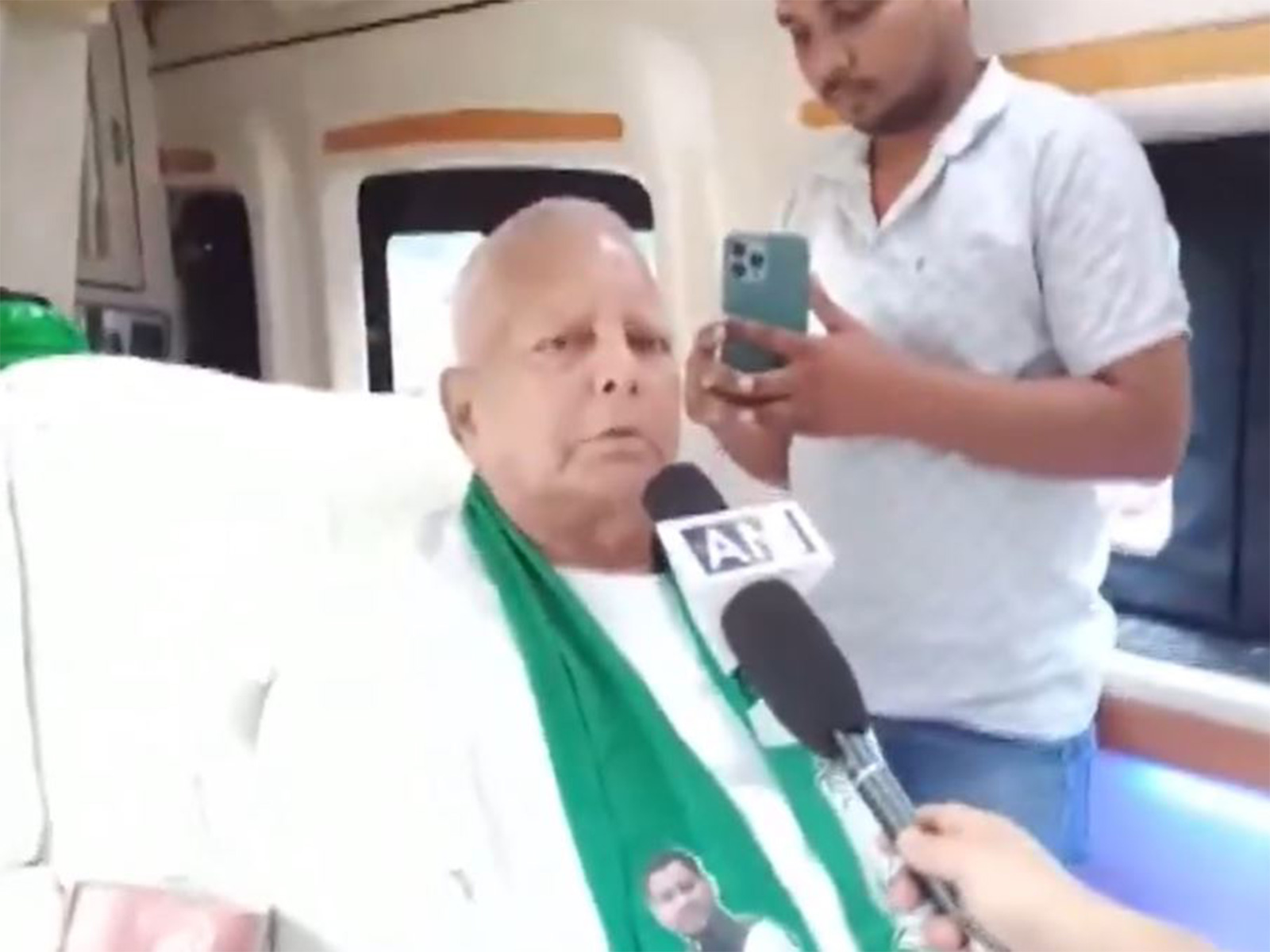 Rashtriya Janata Dal (RJD) chief Lalu Prasad Yadav (Photo/ANI)