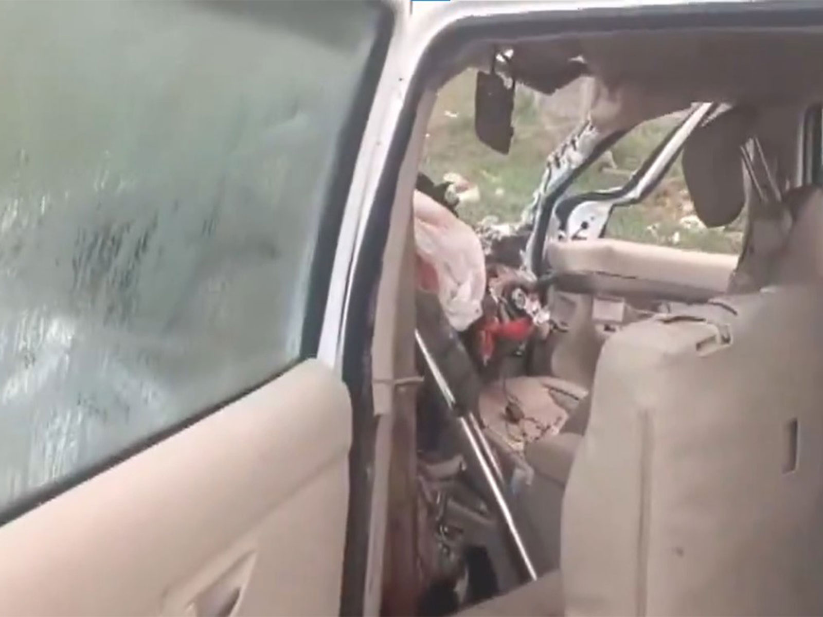 Visuals from the accident spot (Photo/ANI)