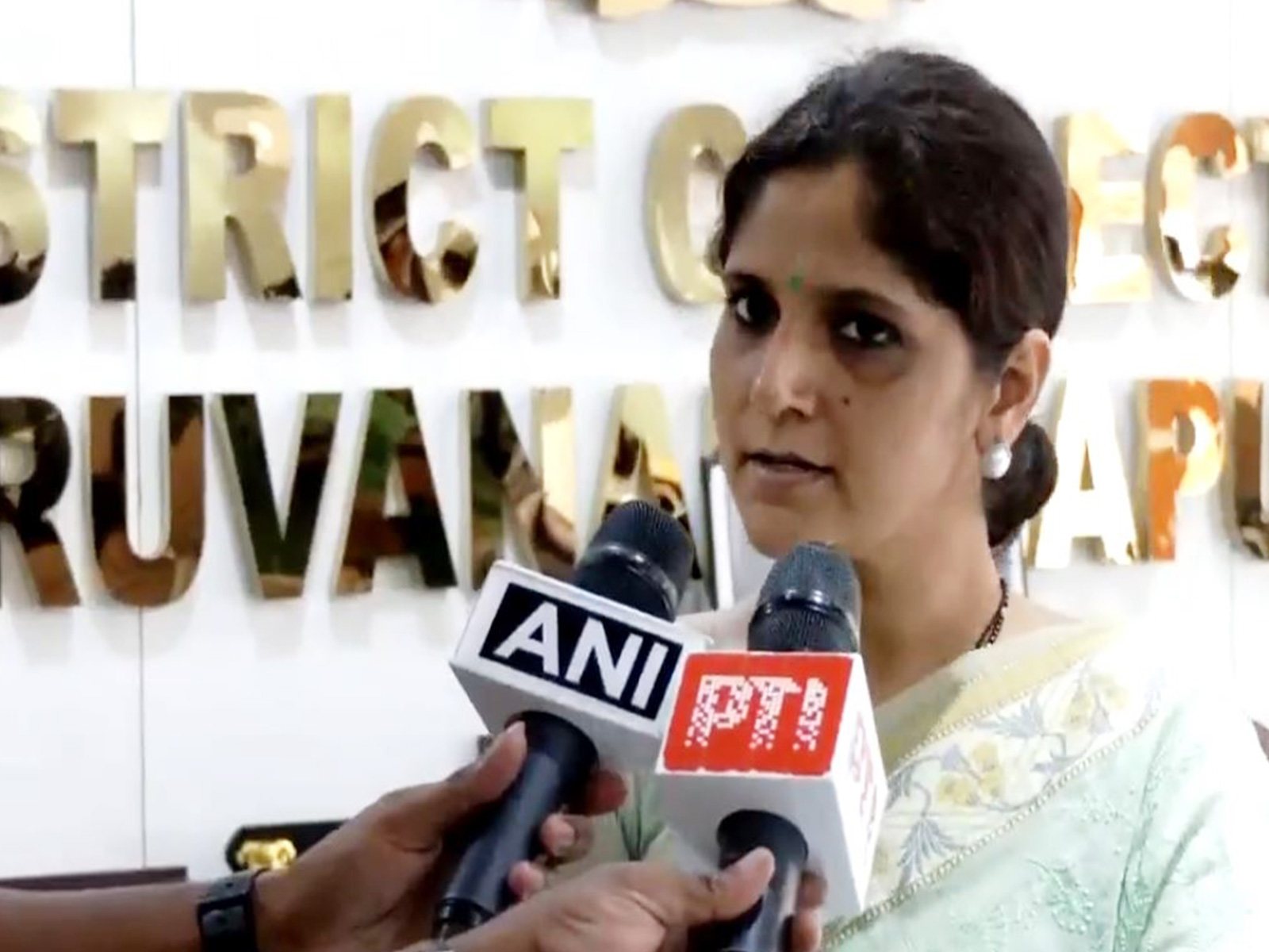 Thiruvananthapuram District Collector Anu Kumari. (Photo/ANI)