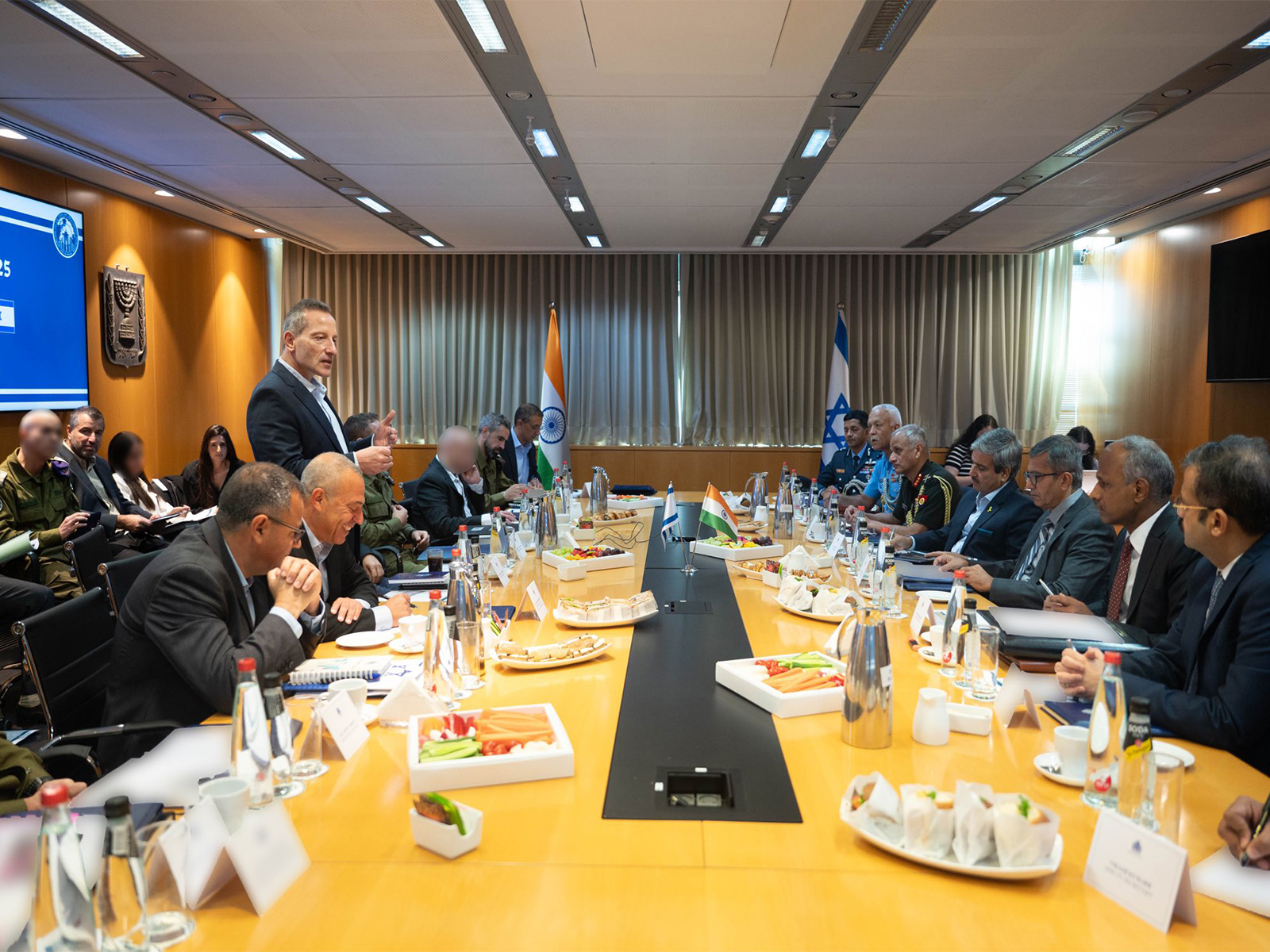 Visual of the 17th meeting of India-Israel Joint Working Group on Defence Cooperation (Photo: PIB)