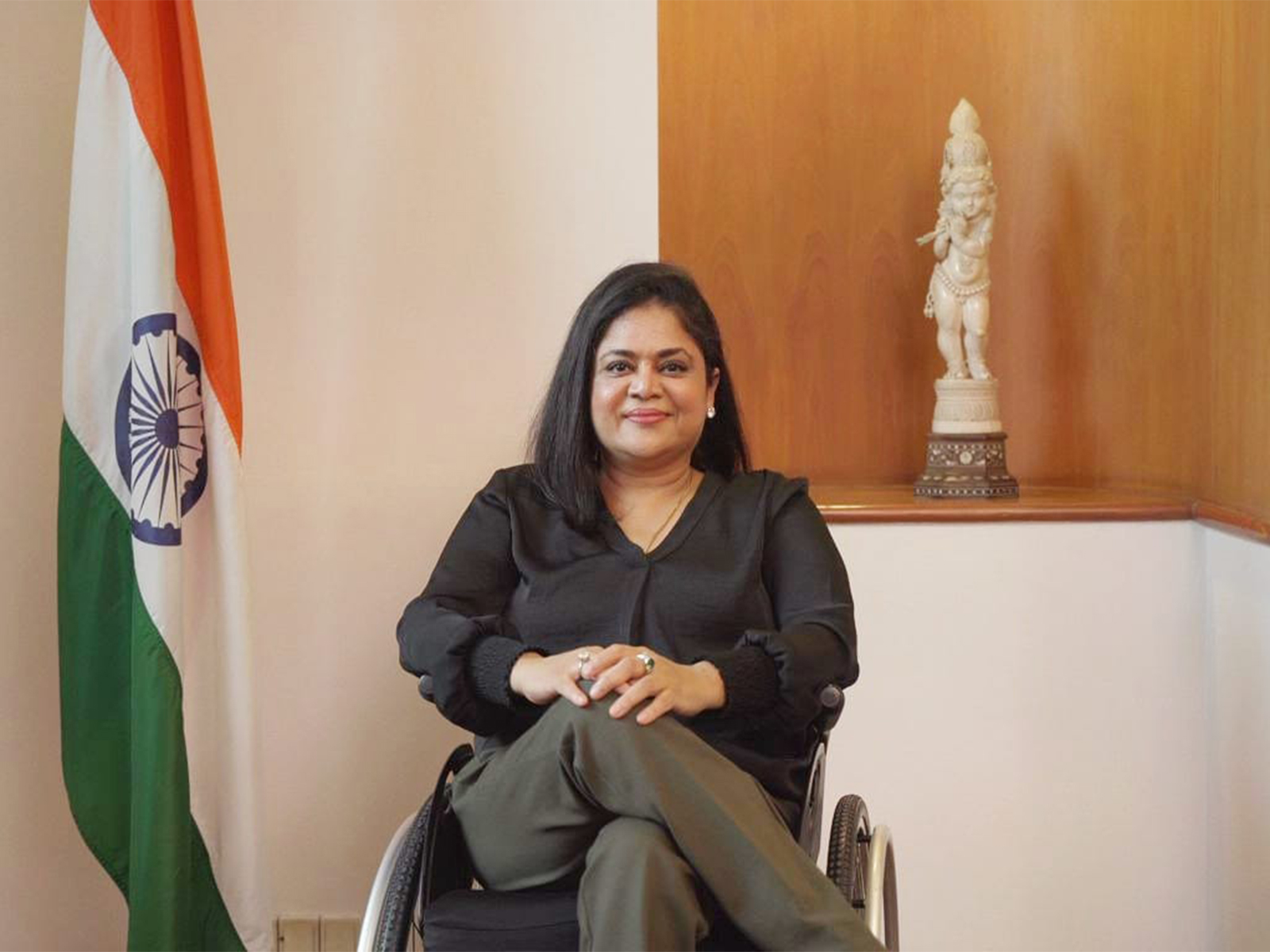 Sminu Jindal, Managing Director of Jindal SAW Limited and Founder, SVAYAM (Photo/ Office of Sminu Jindal) 