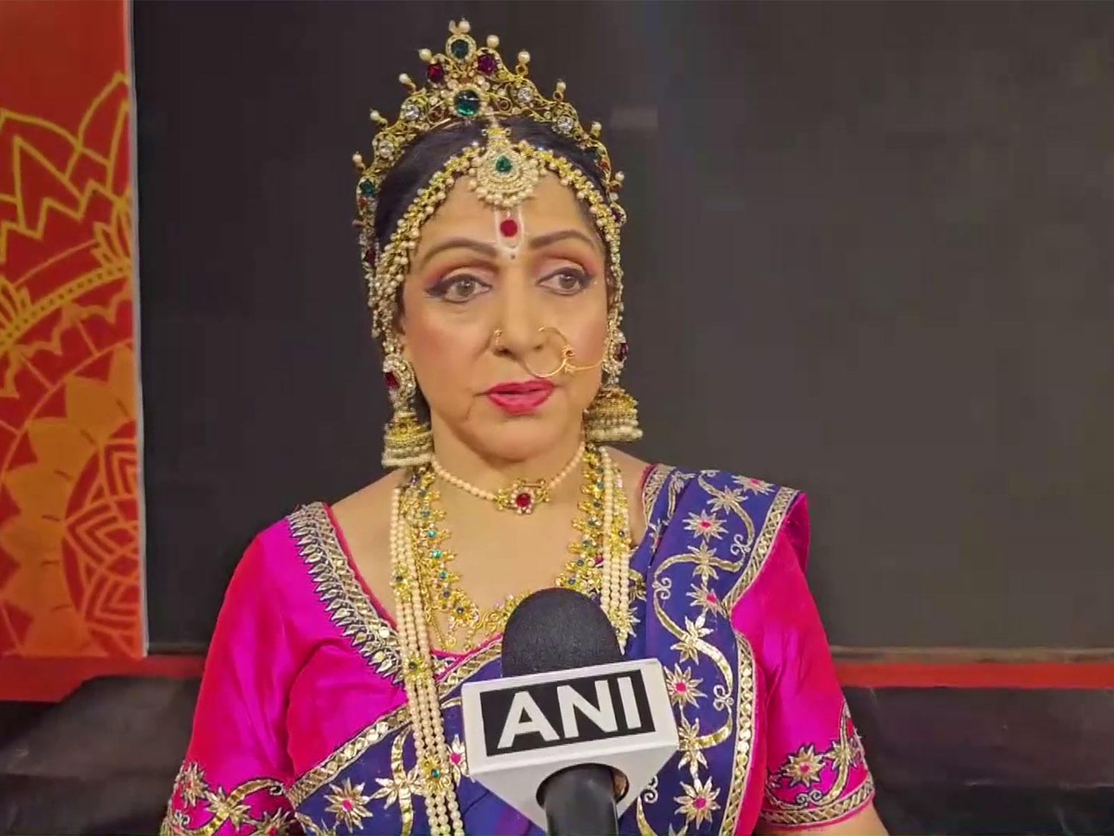 Hema Malini at Brij Raj Utsav (Photo/ANI)