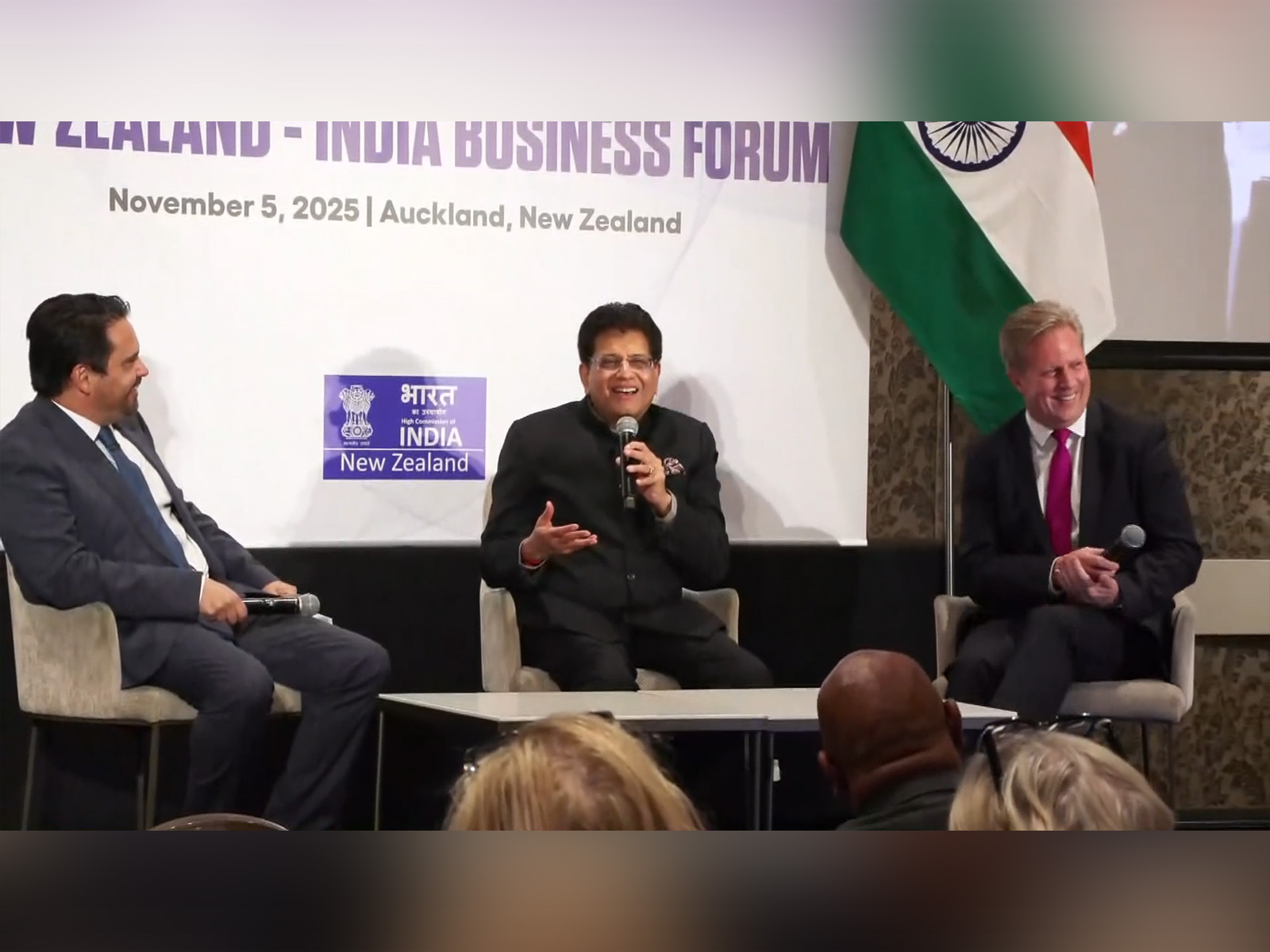 Piyush Goyal, Union Minister of Commerce and Industry and Todd McClay, Minister for Trade, New Zealand (Photo/ANI)