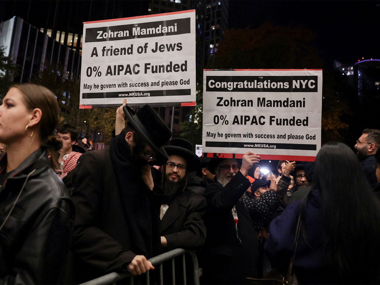 Supporters of New York's Mayor-Elect Zohran Mamdani (Photo/Reuters)