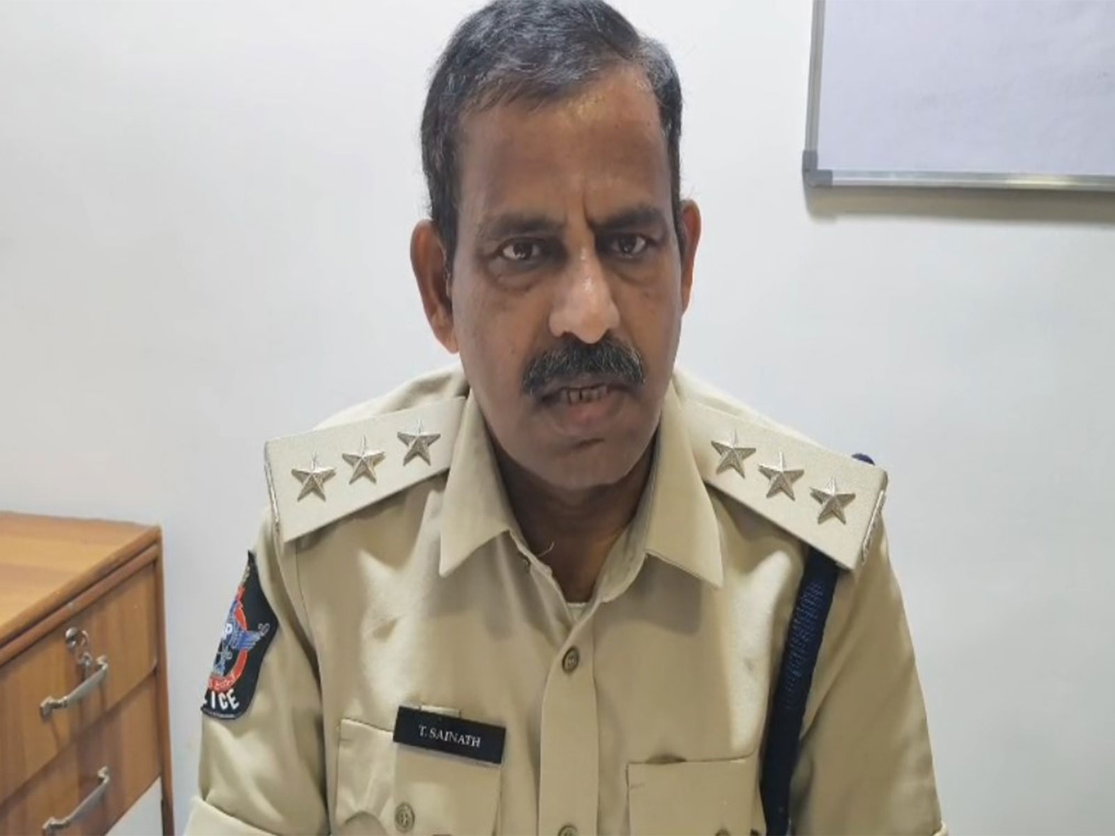 Chittoor DSP Sainath (Photo/ANI)