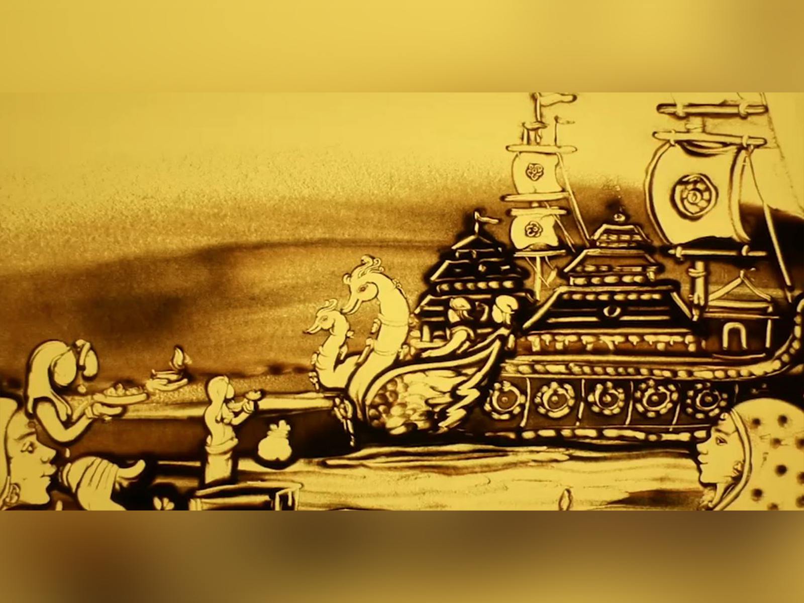 Sand artist celebrates the spirit of 'Boita Bandana (Photo/ANI)