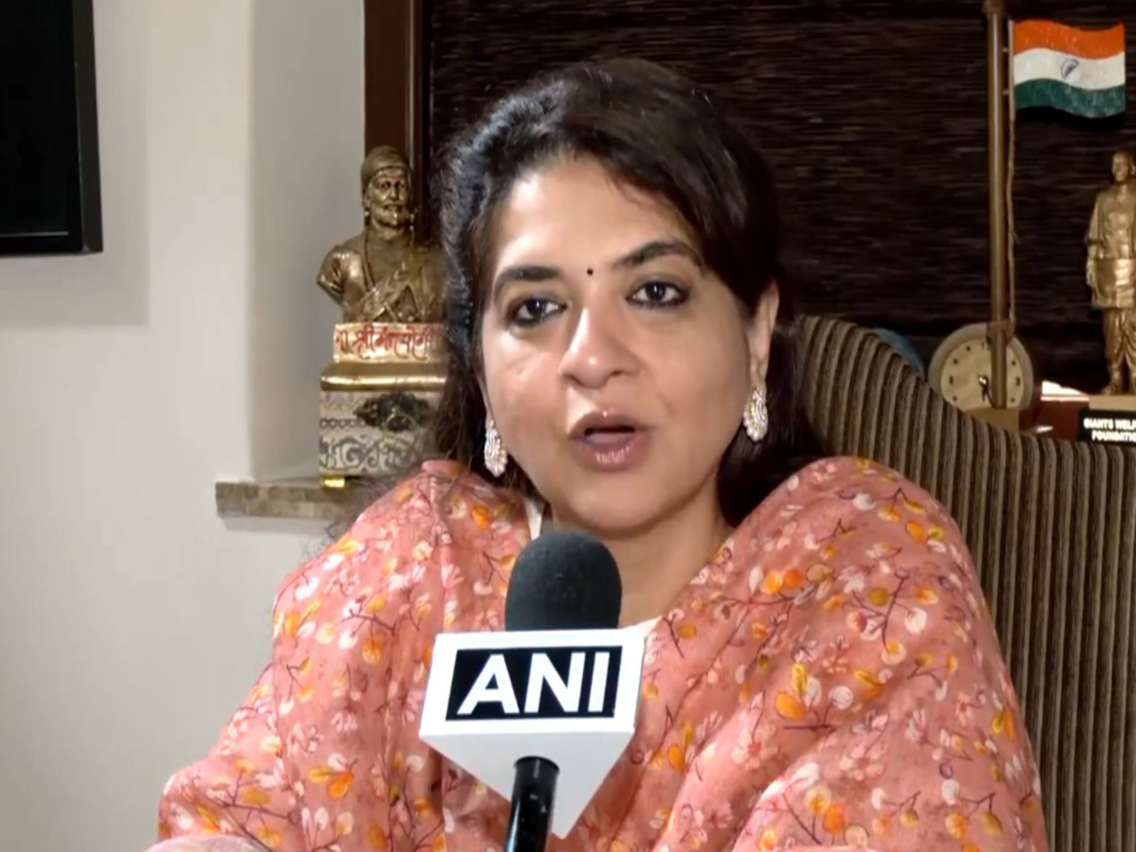 Shiv Sena leader Shaina NC (Photo/ANI)