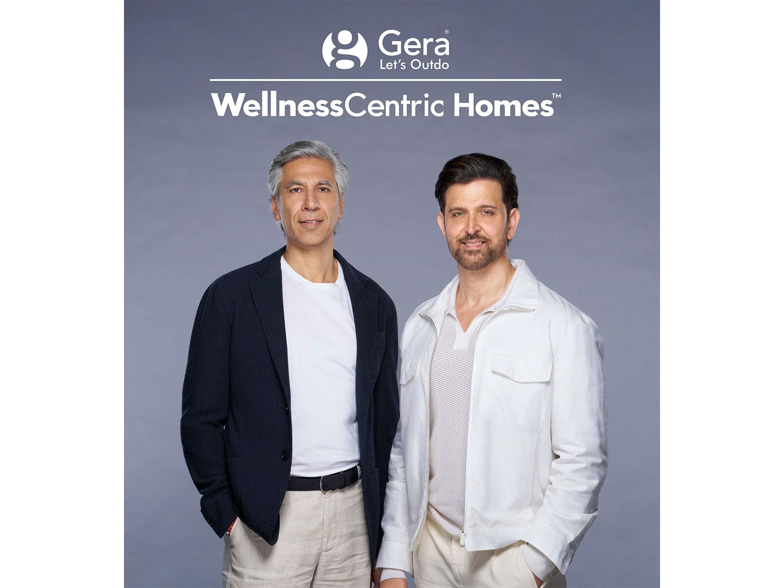 Mr. Rohit Gera, MD, Gera Developments and Bollywood superstar Hrithik Roshan unite to redefine modern living with Gera's WellnessCentric Homes
