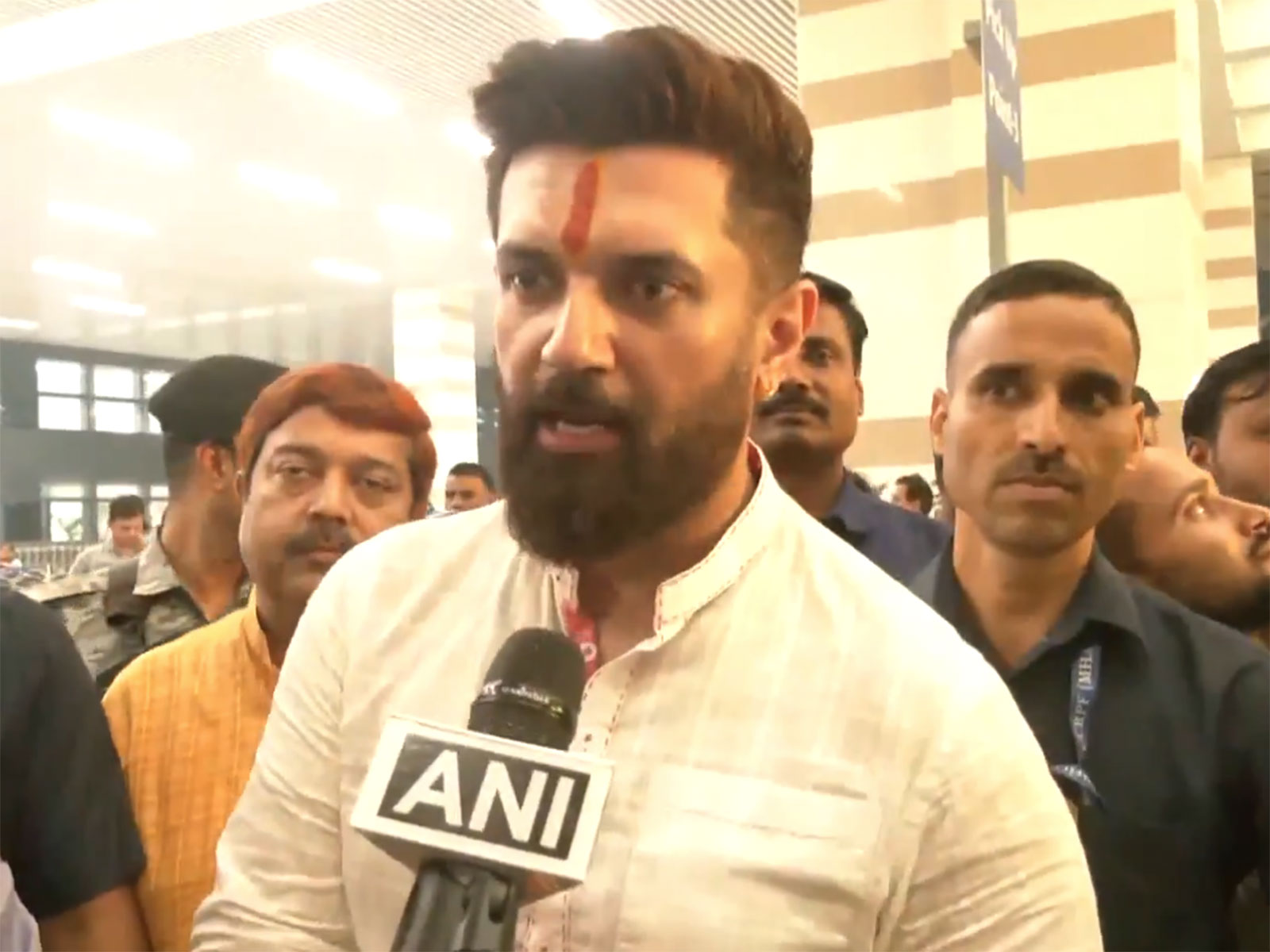 Union Minister and Lok Janshakti Party (Ram Vilas) chief Chirag Paswan (Photo/ANI)