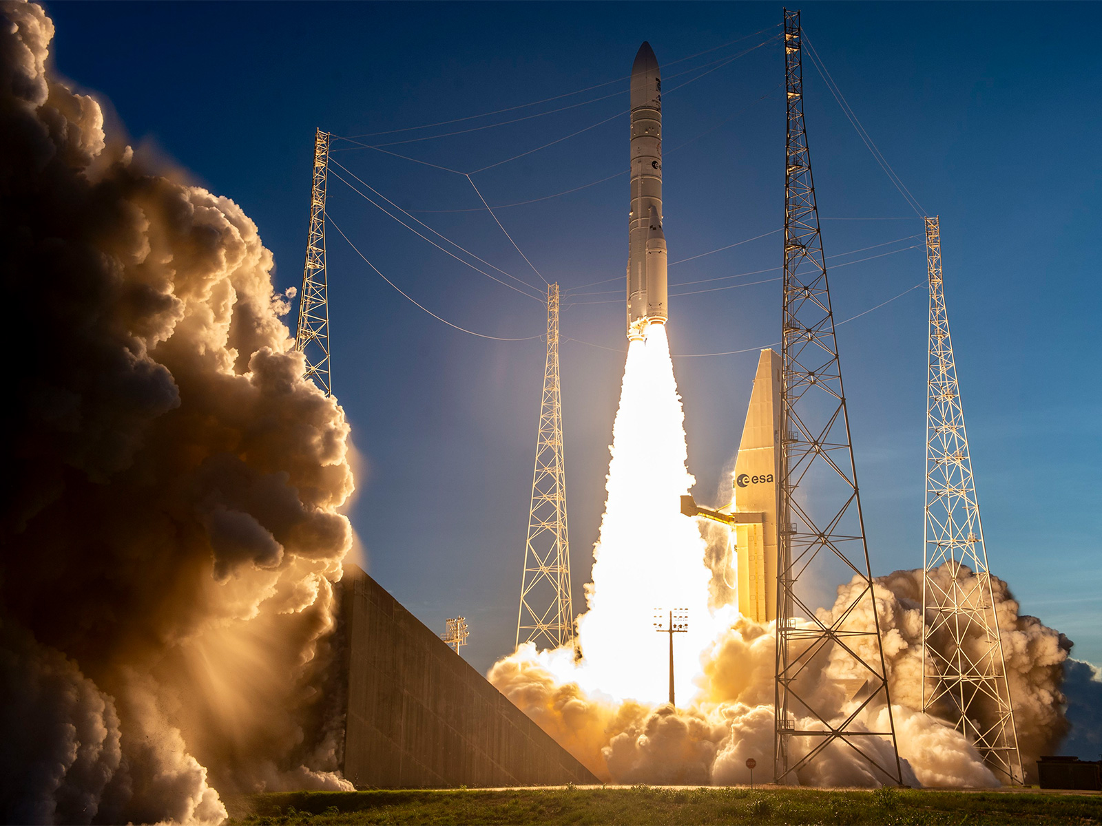 Ariane 6's launch carrying Copernicus Sentinel-1D satellite (Photo/X@Arianespace)