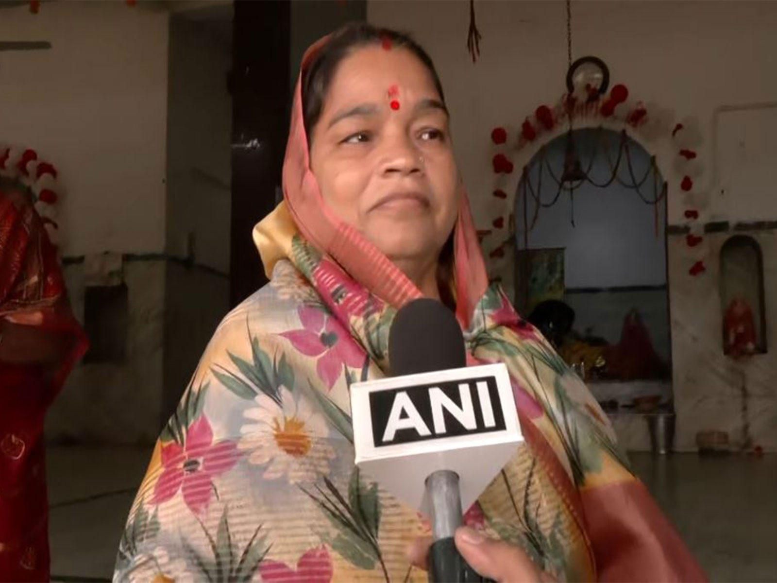 RJD candidate from Mokama, Veena Devi (Photo/ANI)
