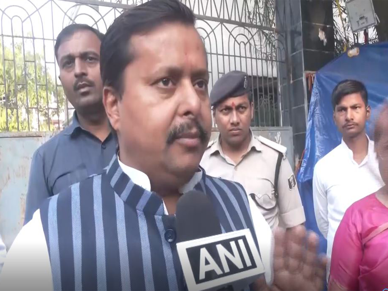 BJP's Bankipur candidate and state minister Nitin Nabin (Photo/ANI)