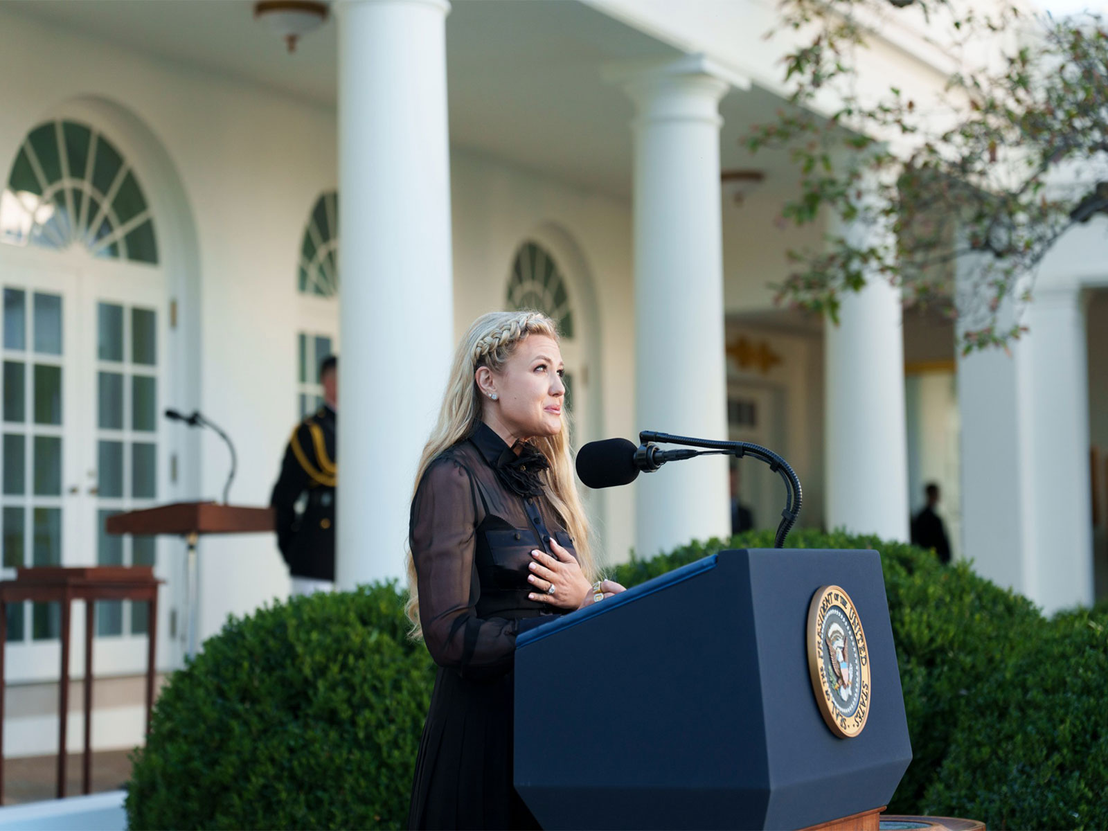 Erika Kirk, widow of Charlie Kirk (Photo: X/@WhiteHouse)