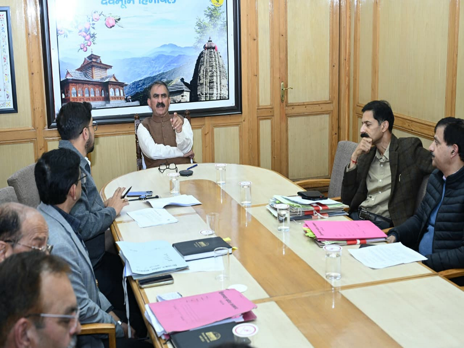 CM Sukhu reviews tourism projects and airport expansion plans in Shimla (Photo/Himachal CMO)
