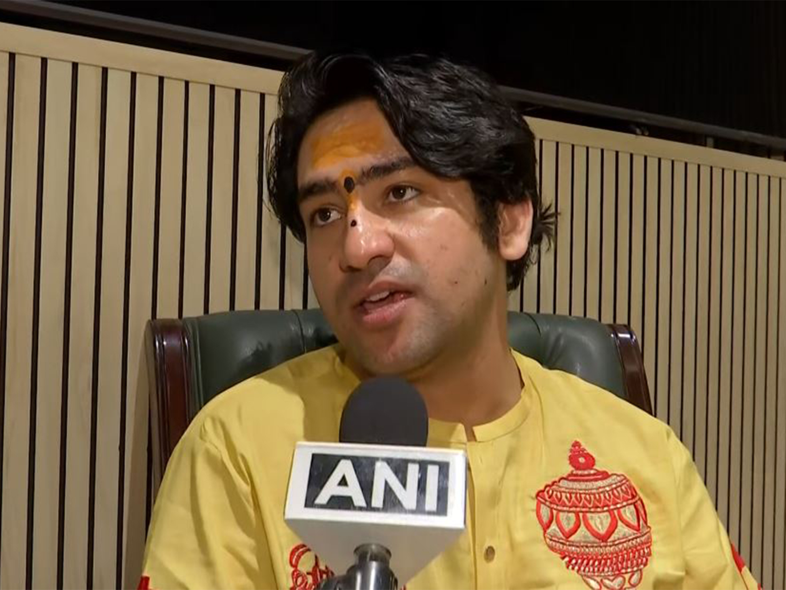 Acharya Dhirendra Krishna Shastri (Photo/ANI)