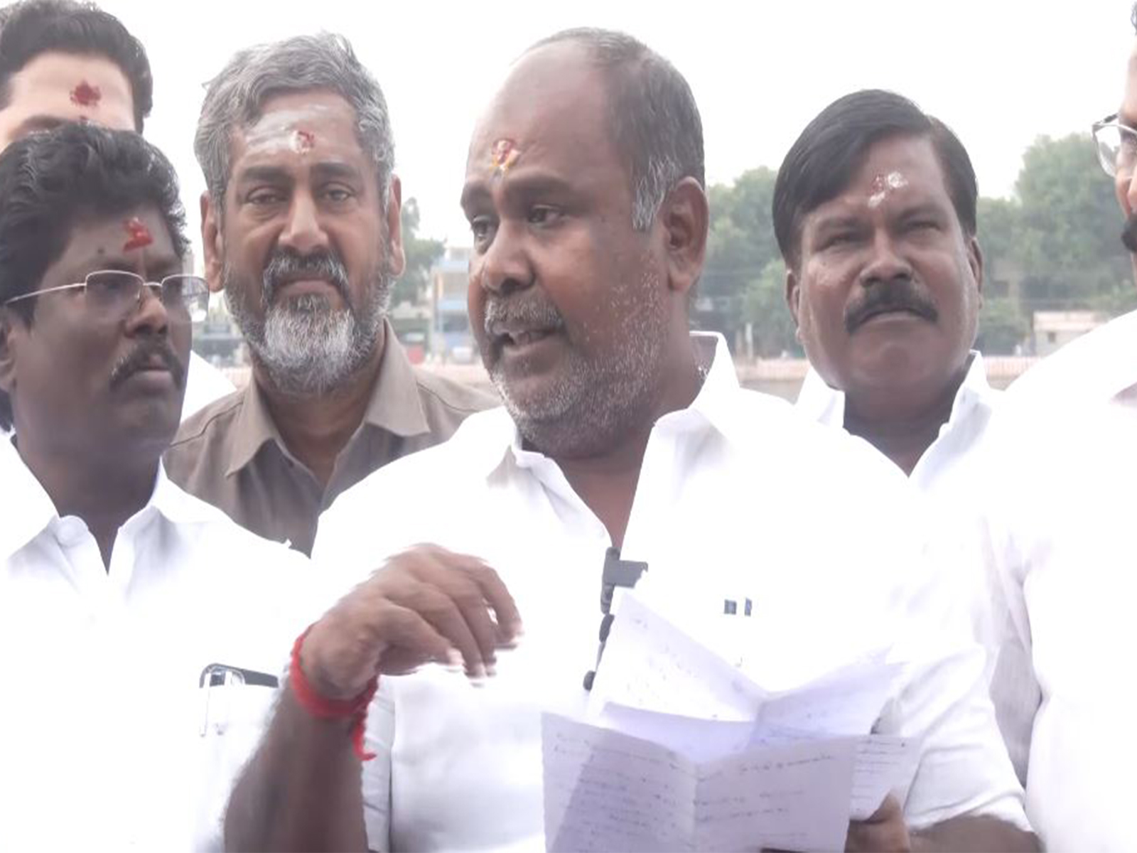 Deputy Opposition leader & former AIADMK Minister R. B. Udhayakumar (Photo/ANI)