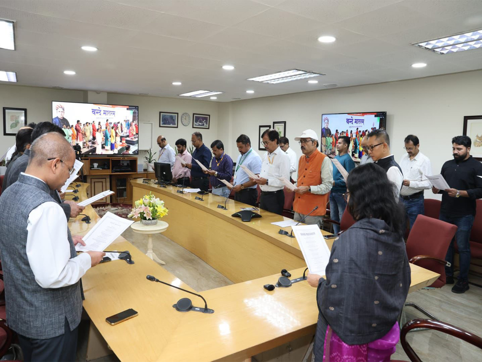 Ministry of Health celebrates 150th anniversary of 'Vande Mataram' (Photo/X@MoHFW_INDIA)