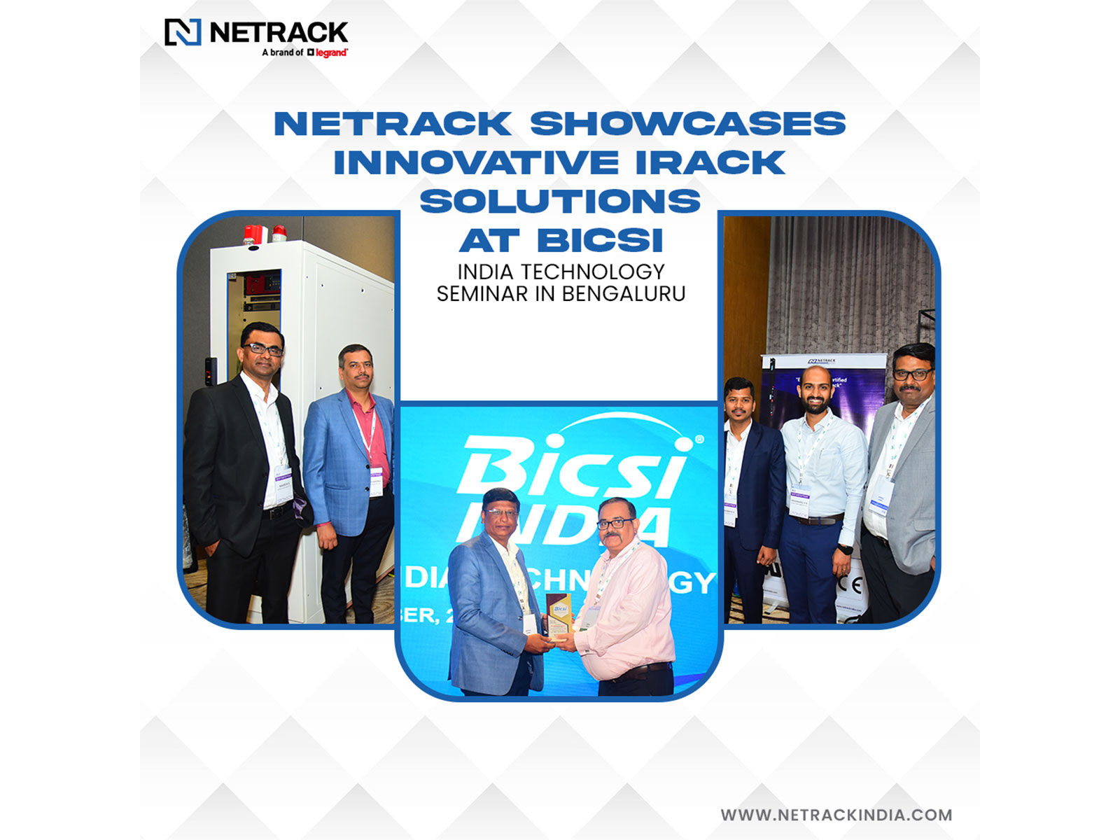 Netrack Showcases Innovative iRack Solutions at BICSI India Technology Seminar in Bengaluru