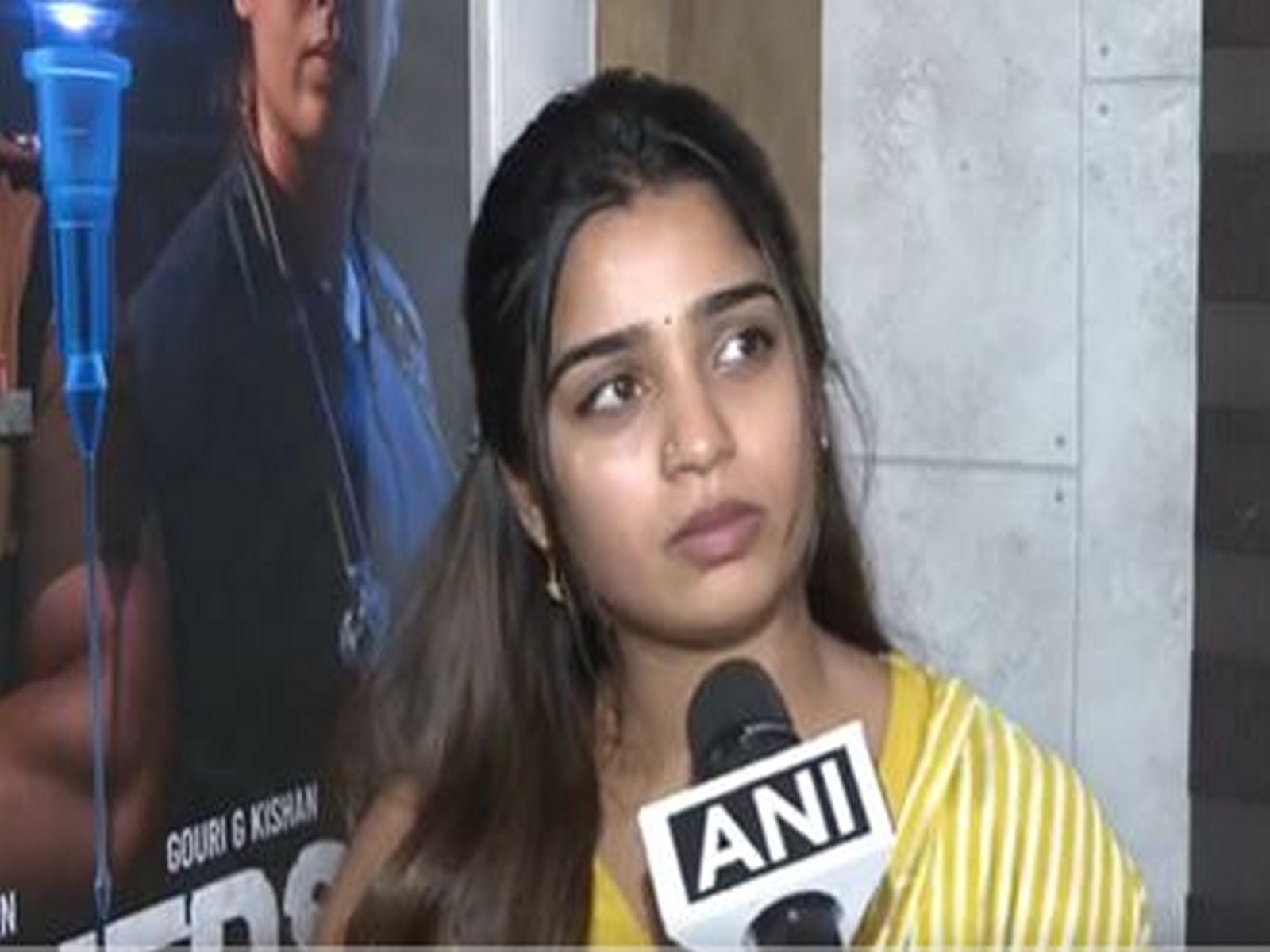 Actor Gouri G Kishan (Photo/ANI)