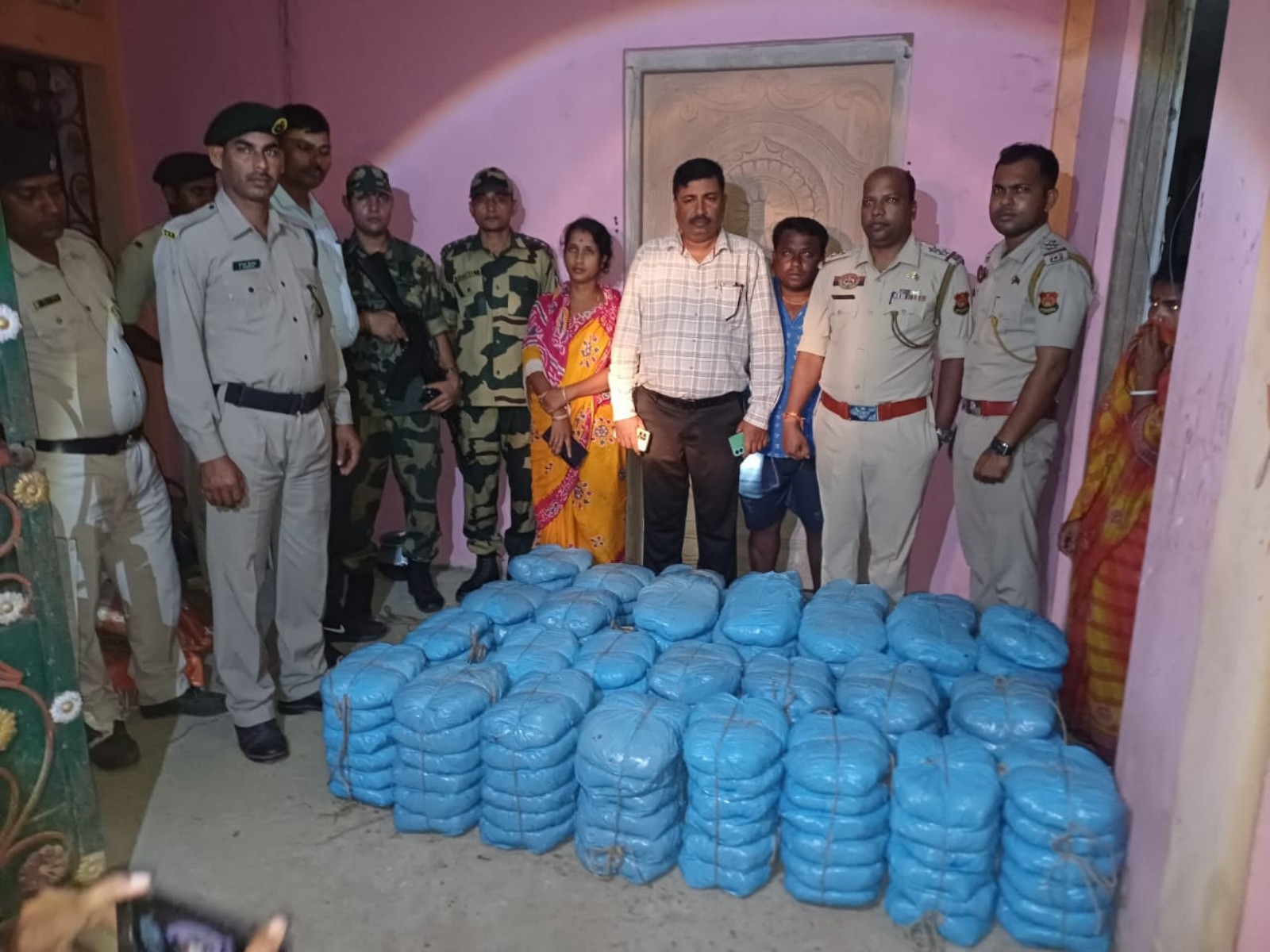 BSF seizes 168 kg ganja (Photo/BSF)