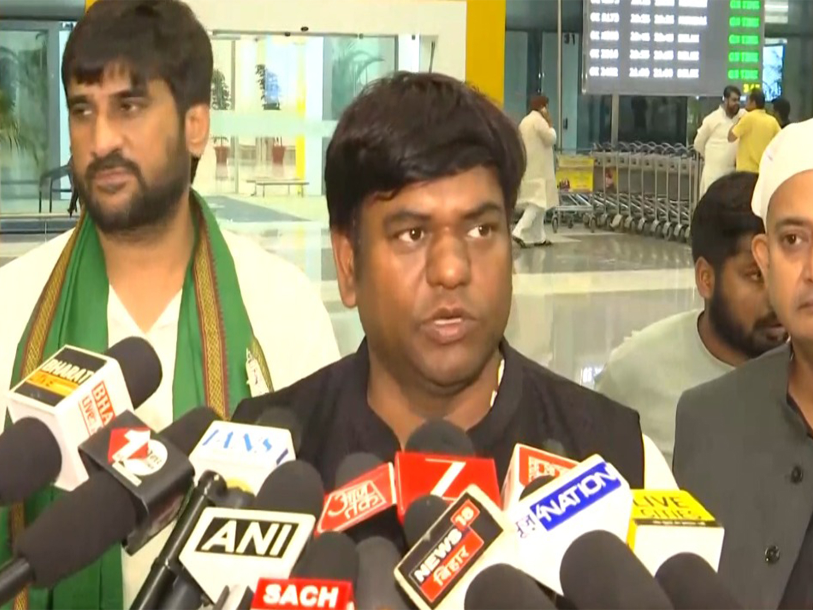  Vikassheel Insaan Party (VIP) National President Mukesh Sahni (Photo/ANI)