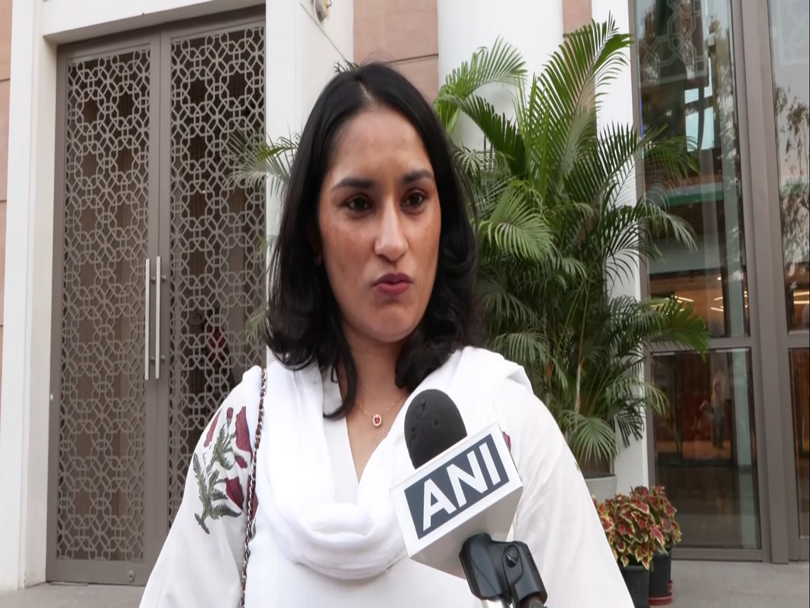 Congress leader and former wrestler Vinesh Phogat (Photo/ANI)
