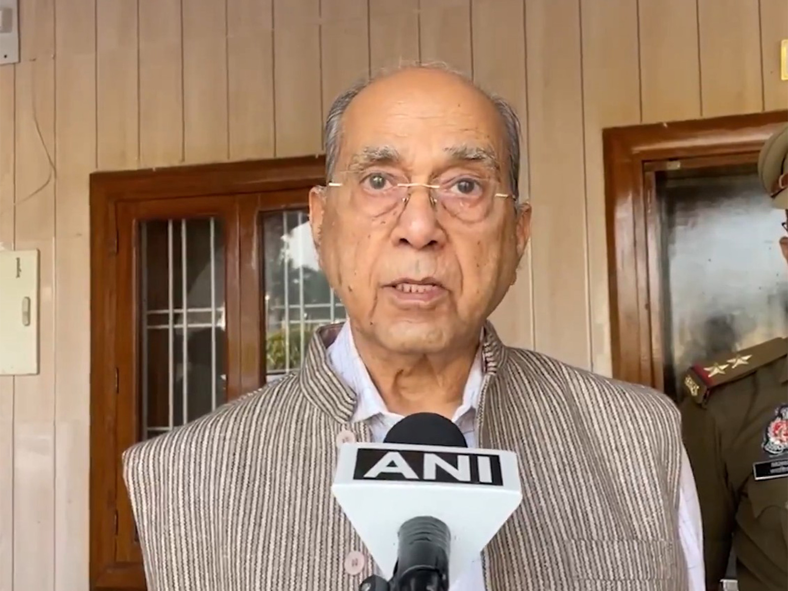 Nripendra Mishra, Chairman of the Ram Janmabhoomi Temple Construction Committee (Photo/ANI)