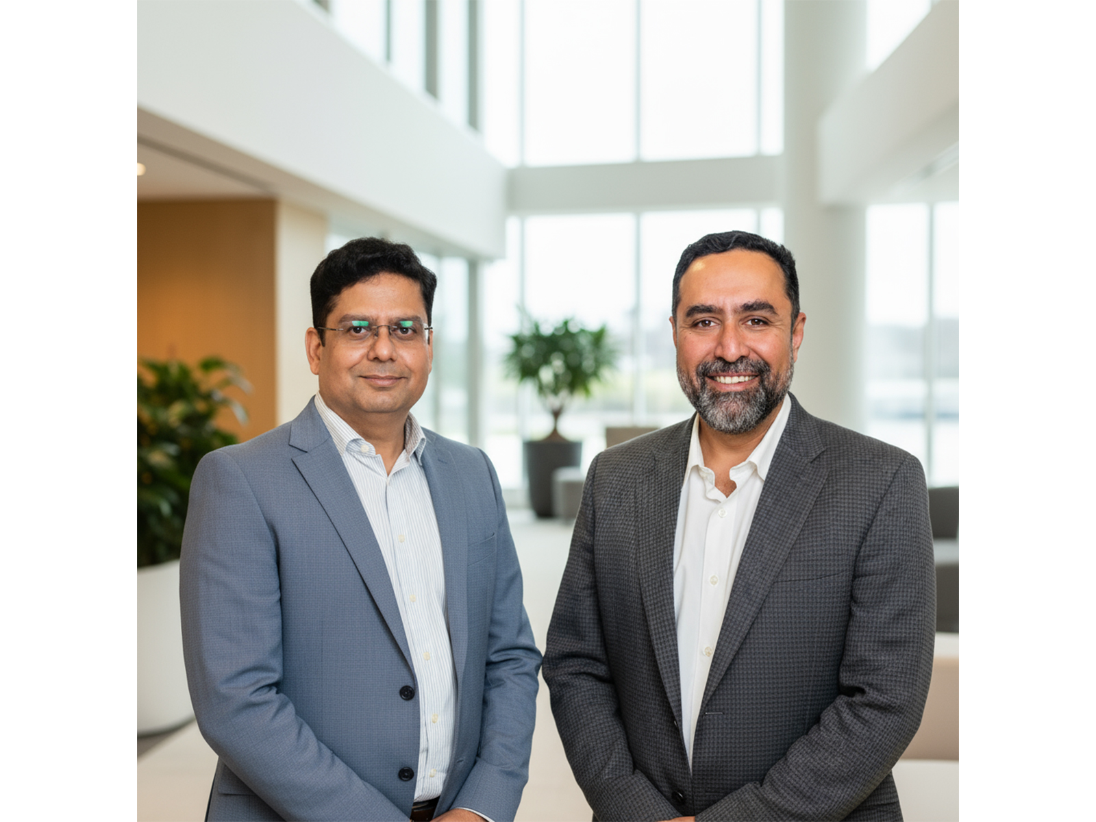 Saurabh Sharma, COO, ProHance (left) with Karthik Padmanabhan, Managing Partner, Zinnov