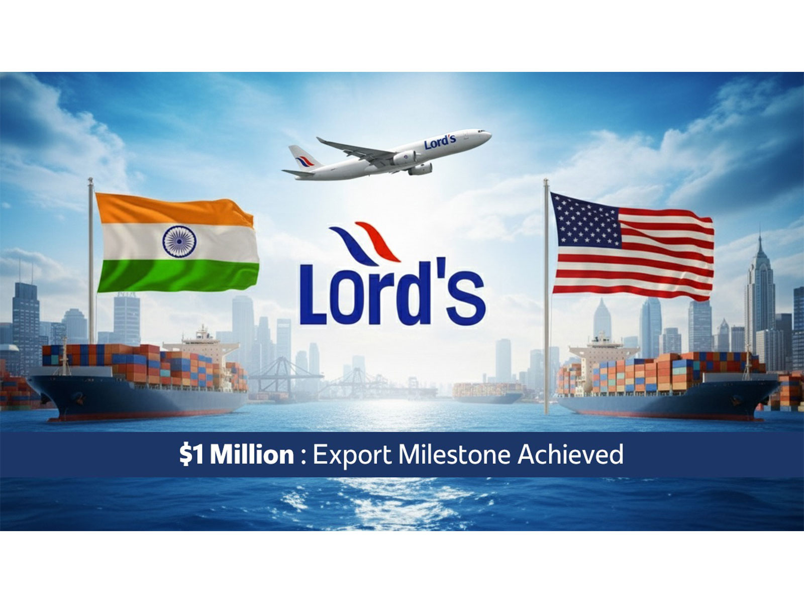 Lord's Mark Delivers First USD 1 Million MedTech Shipment to the USA