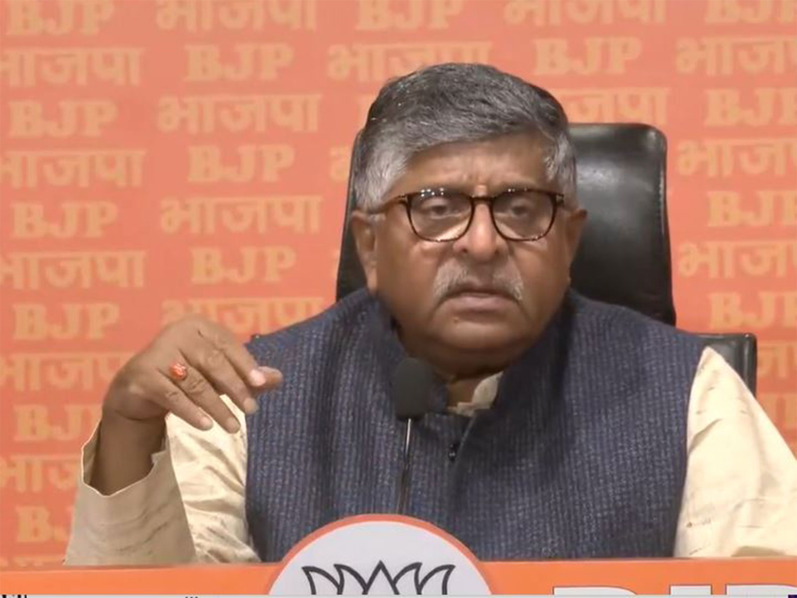 BJP MP Ravi Shankar Prasad (Photo/ANI)