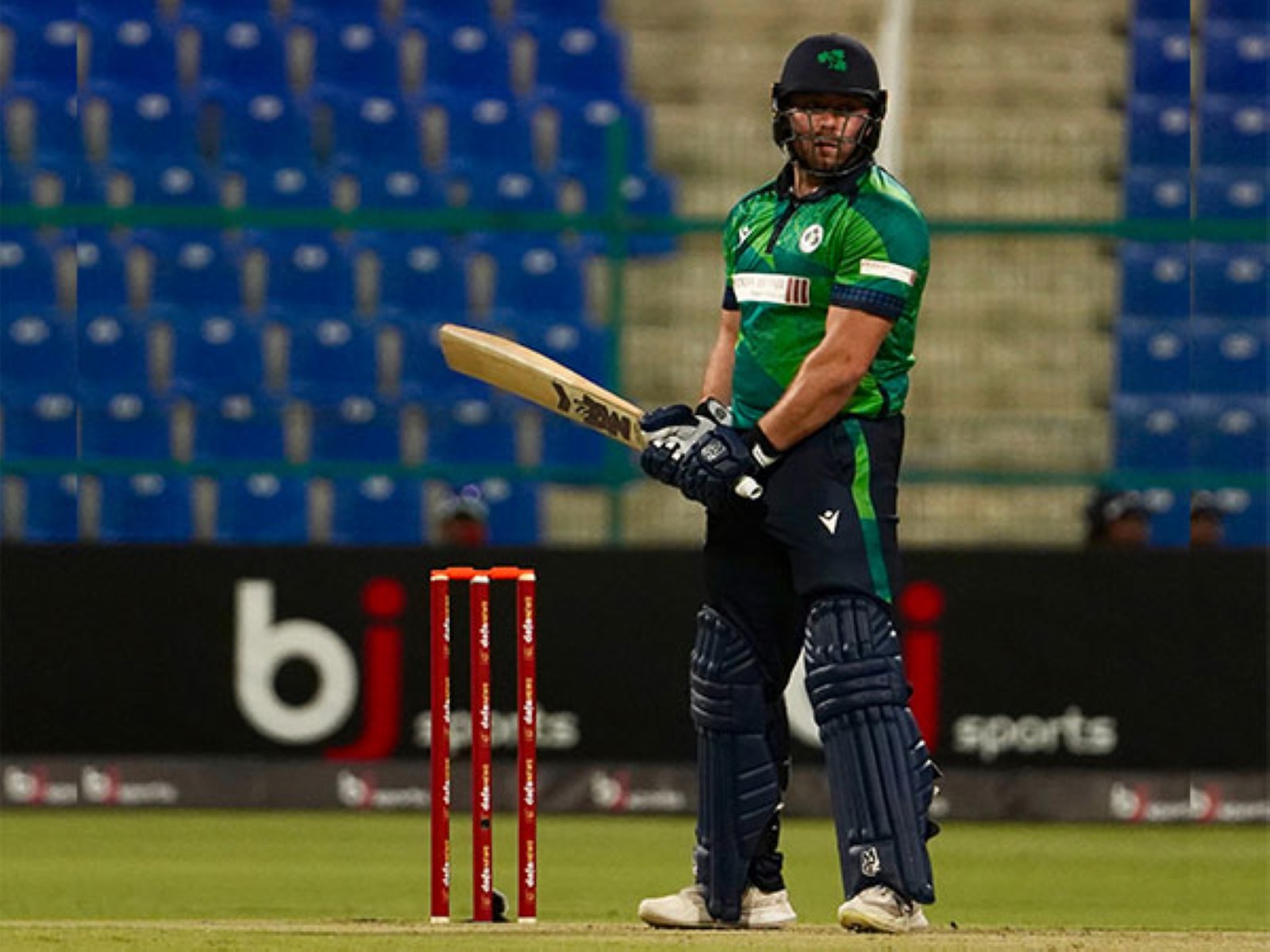 Ross Adair in action (Photo: Ireland Cricket X) 