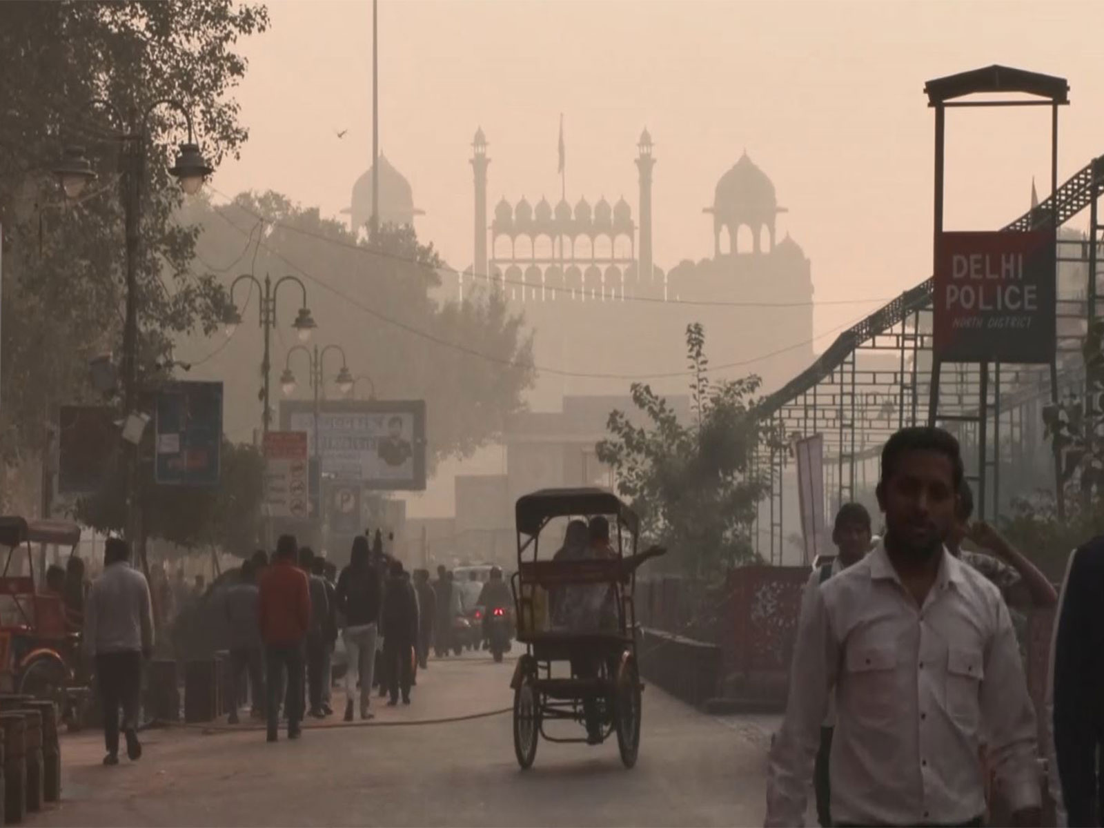 Visuals from Red Fort area (Photo/ANI)  