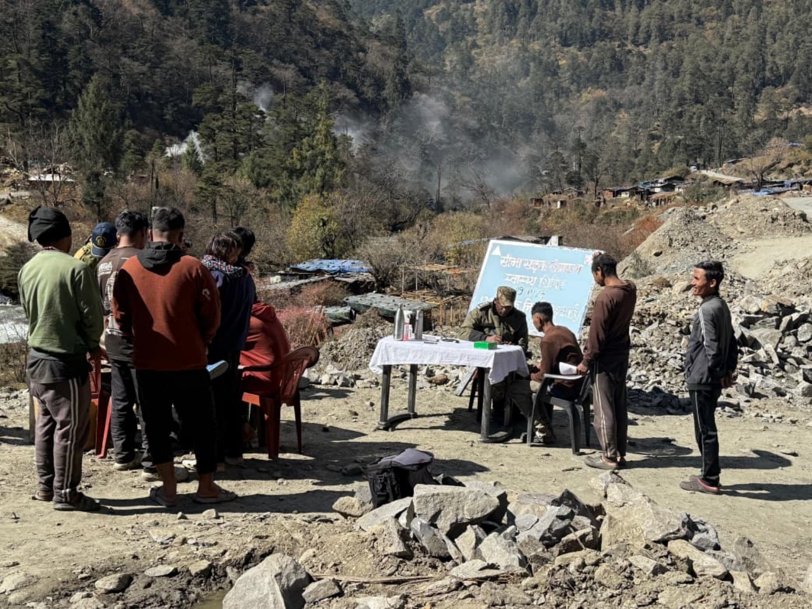 BRO ensures healthcare for over 4000 labourers in remote Tawang (Photo/BRO)