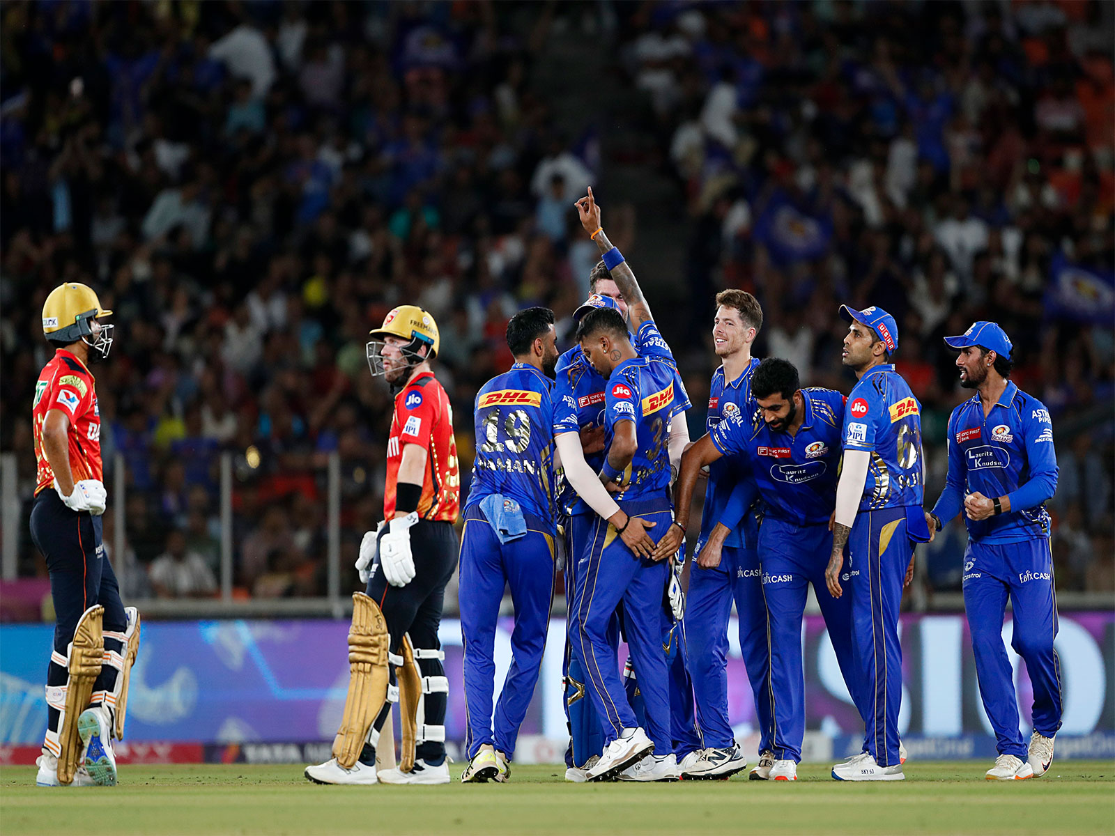 Mumbai Indians. (Photo: ANI)