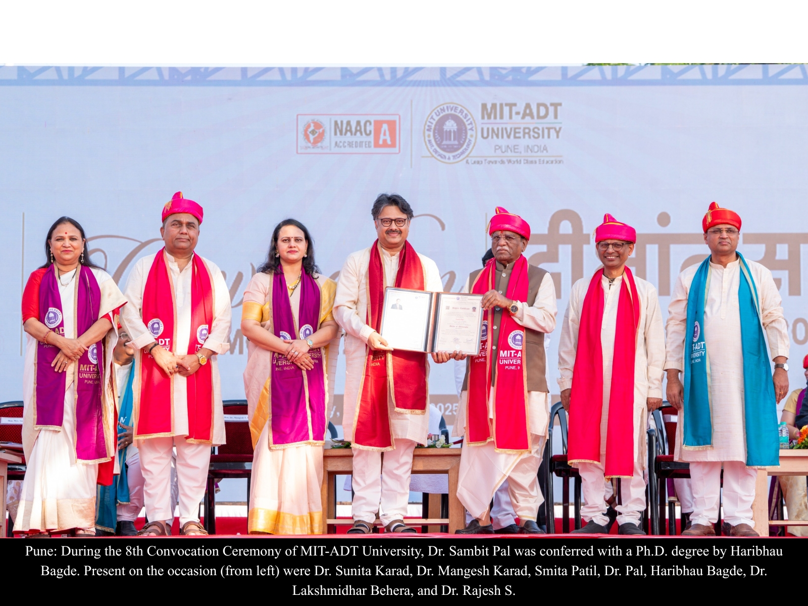 Governor Haribhau Bagade inspires students to embrace holistic, value-based education and transform failures into success.