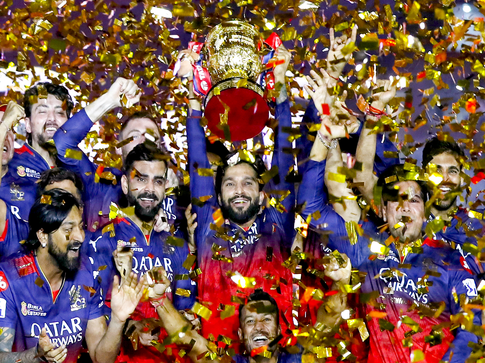 Royal Challengers Bengaluru, the IPL champions. (Photo: ANI)