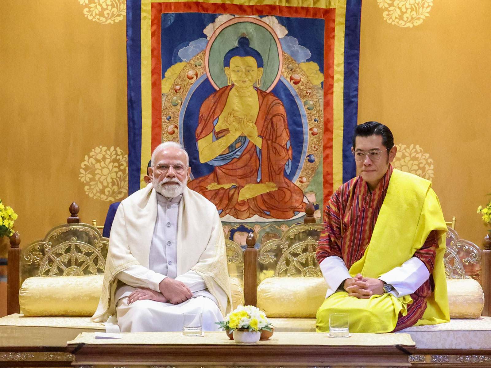 Prime Minister Narendra Modi with Bhutan King Jigme Khesar Namgyel Wangchuck (Photo: X/@narendramodi)