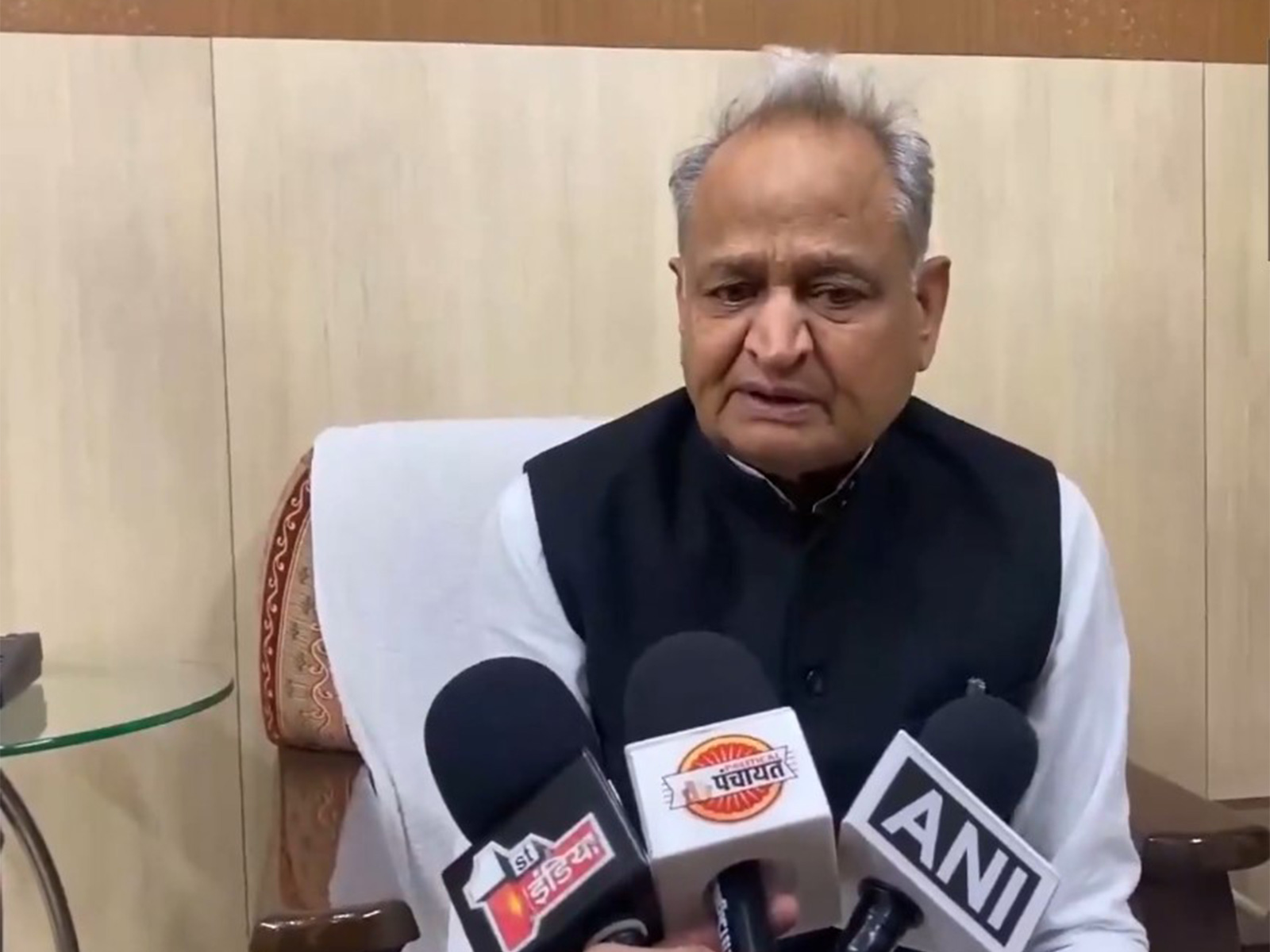 Congress leader and former Rajasthan CM Ashok Gehlot (Photo/ANI)