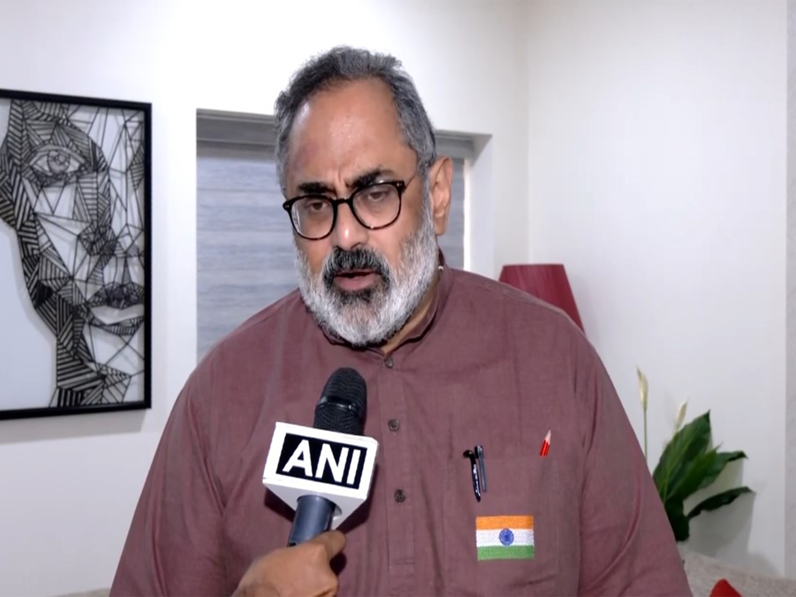 Bharatiya Janata Party's (BJP) Kerala state president Rajeev Chandrasekhar (Photo/ANI)