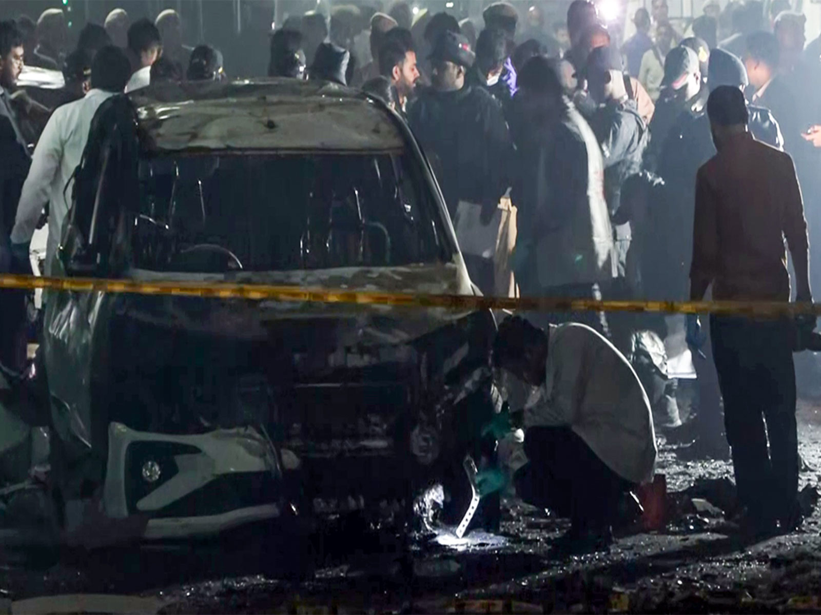 Visuals from the blast site (Photo/ANI) 