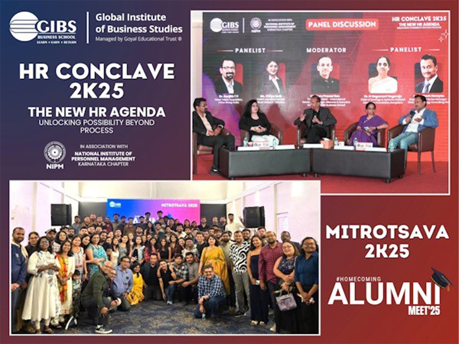 GIBS Business School Bangalore: Celebrated Growth and Togetherness at HR Conclave & Alumni Meet - 2025 at Global Campus, Bannerghatta Road, Bengaluru
