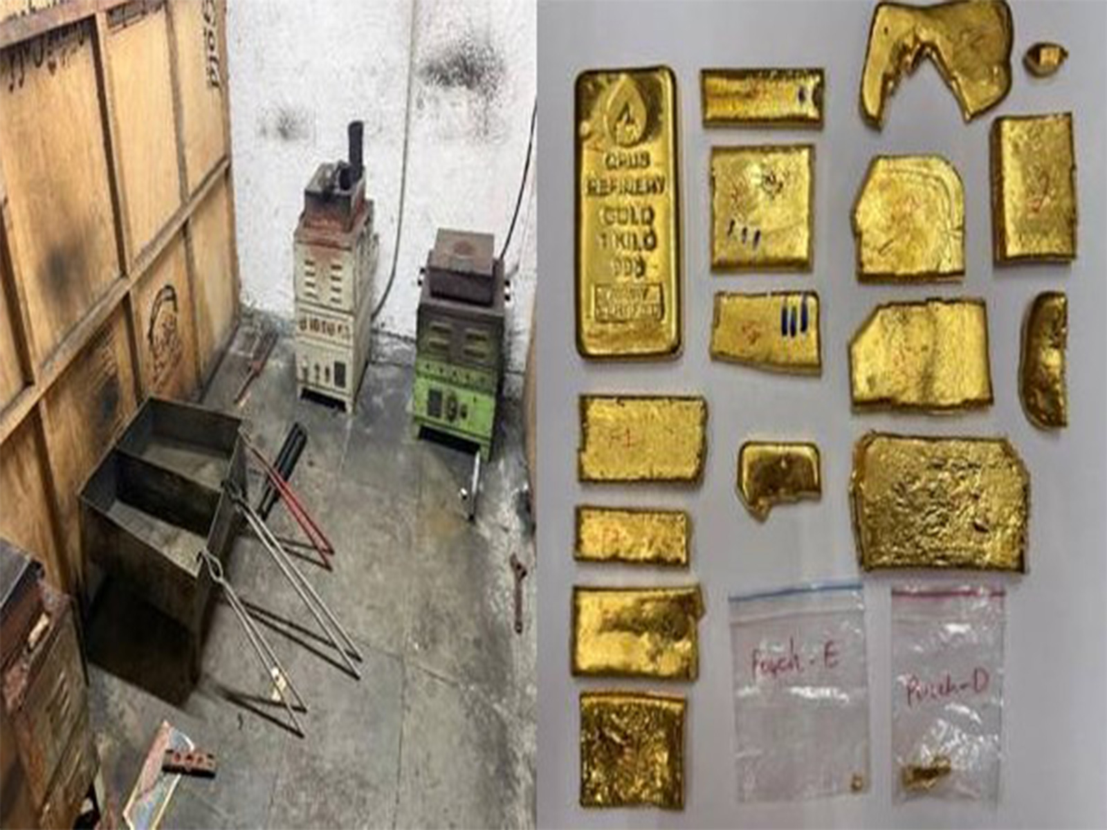 DRI disrupts major gold smuggling and melting syndicate (Photo/Finance Ministry)