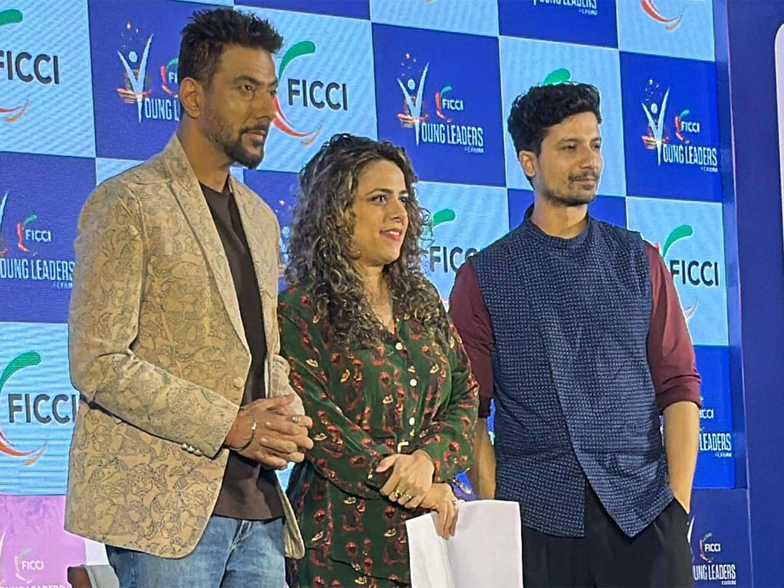 Chef Ranveer Brar and actor Priyanshu Painyuli at FICCI Young Leaders Summit 2025 (Image source/ FICCI )