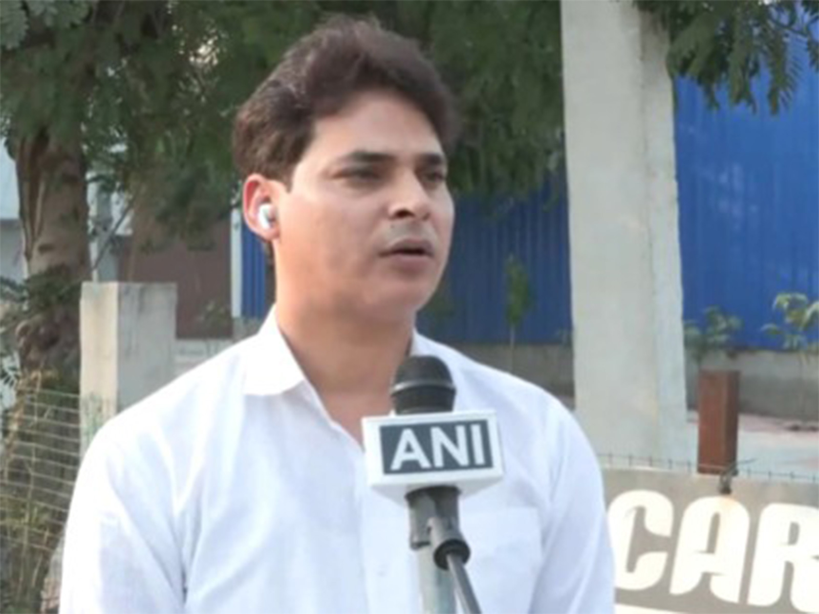 Amit Patel, dealer at Royal Car Zone - a second-hand car dealership in Faridabad (Photo/ANI)
