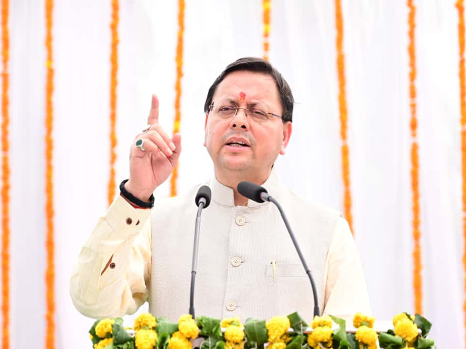 Uttarakhand CM Pushkar Singh Dhami (Photo/ANI)