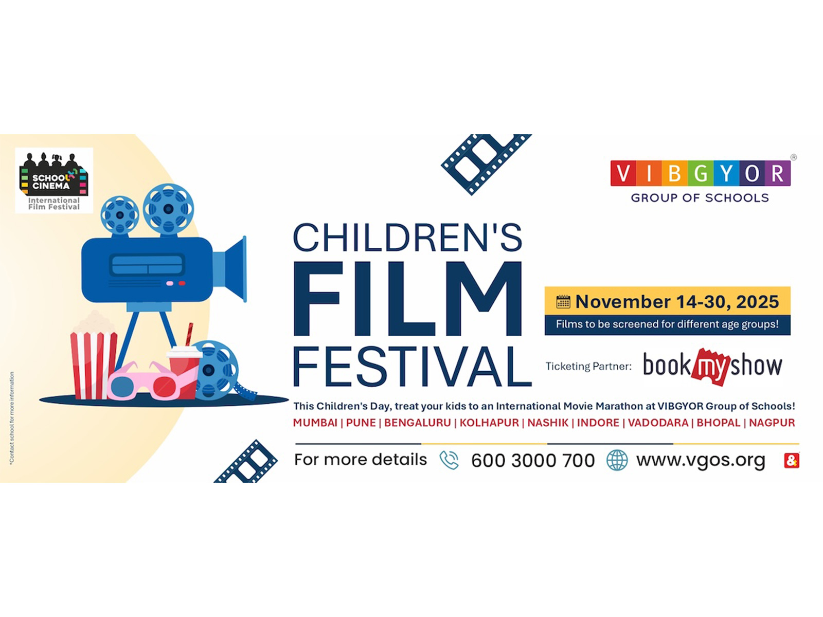 VIBGYOR Group of Schools hosts the Children's Film Festival