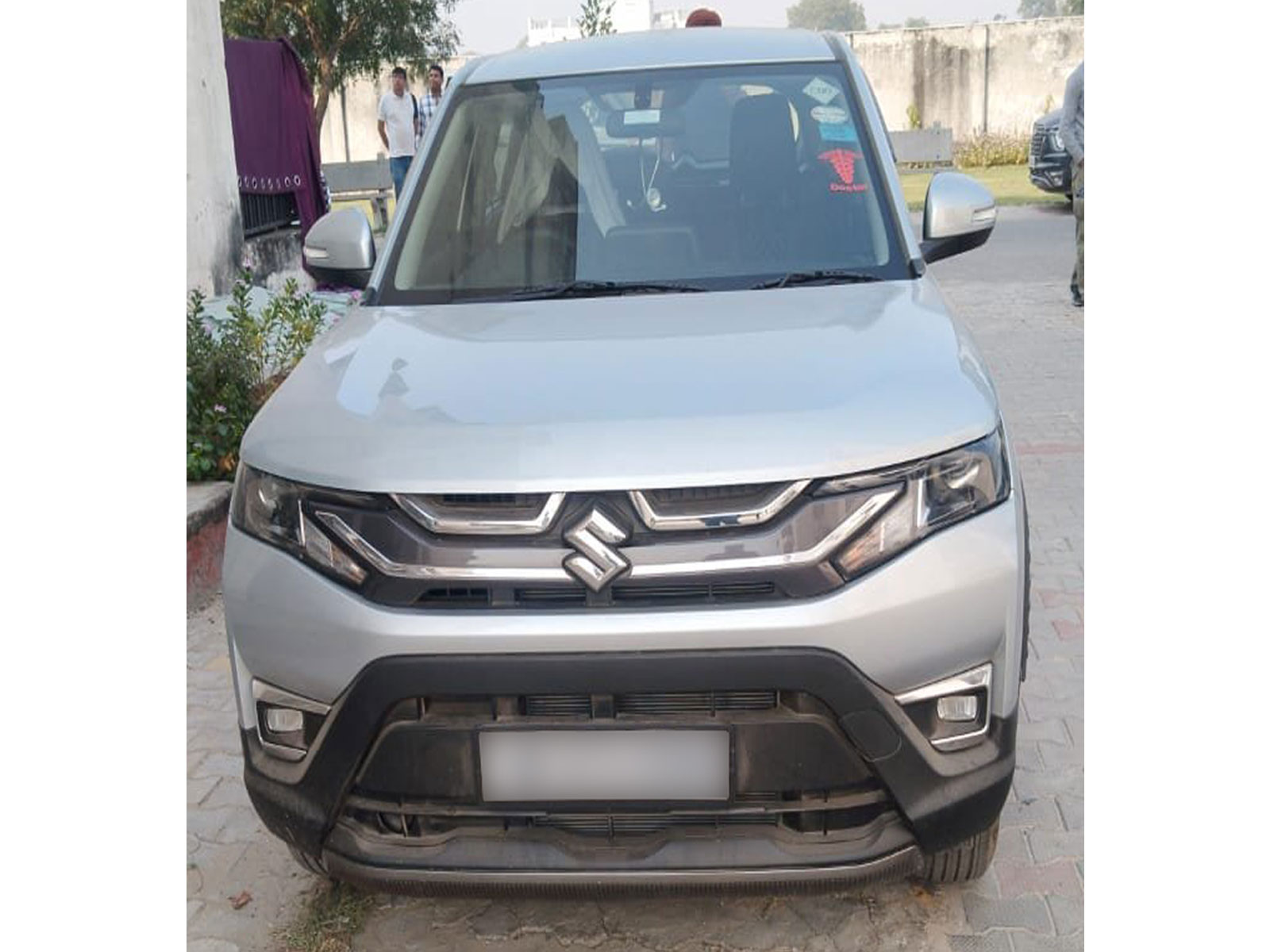 Suspicious car found at Faridabad's Al-Falah University (Photo/Faridabad Police)
