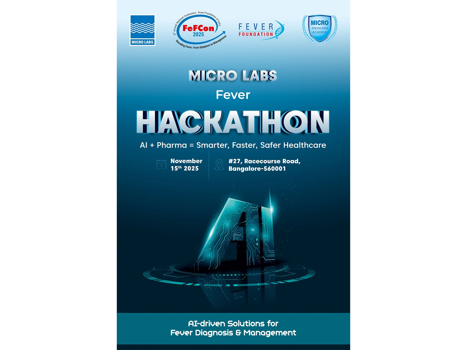Micro Labs announces AI Hackathon in the run-up to the 8th edition of the Fever Foundation of India Conference (FeFCon 2025)