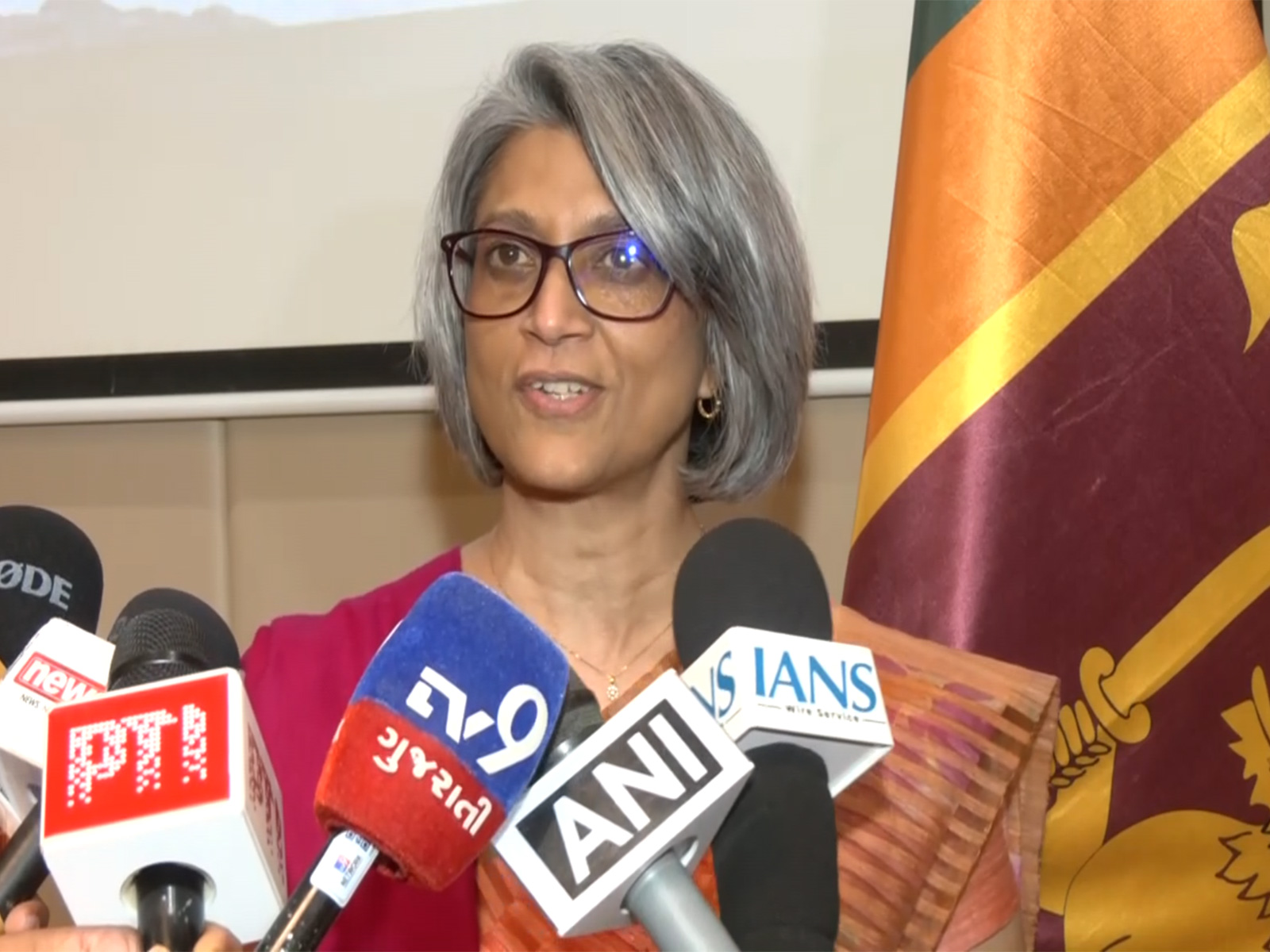 Sri Lankan High Commissioner to India, Mahishini Colonne (Photo/ANI)