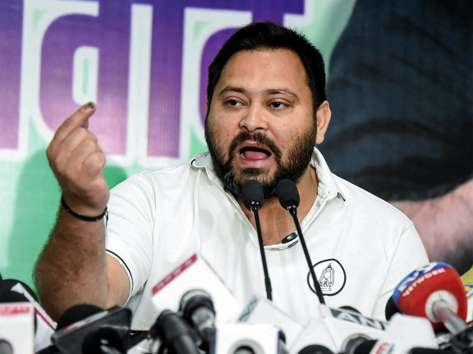 RJD leader and Mahagathabandhan's CM face Tejashwi Yadav (File Photo/ANI)